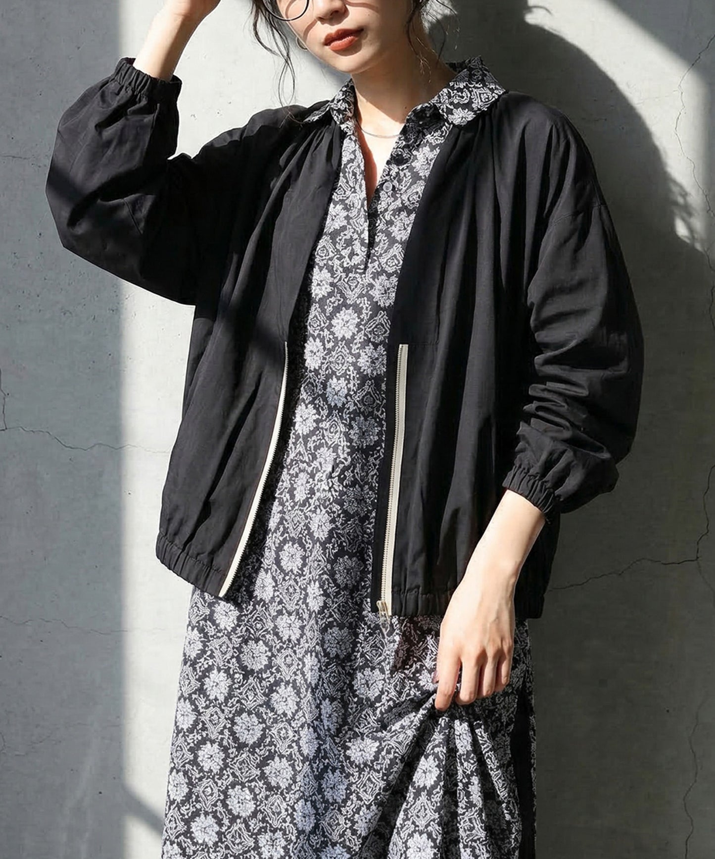 Damask Pattern Dress Ladies