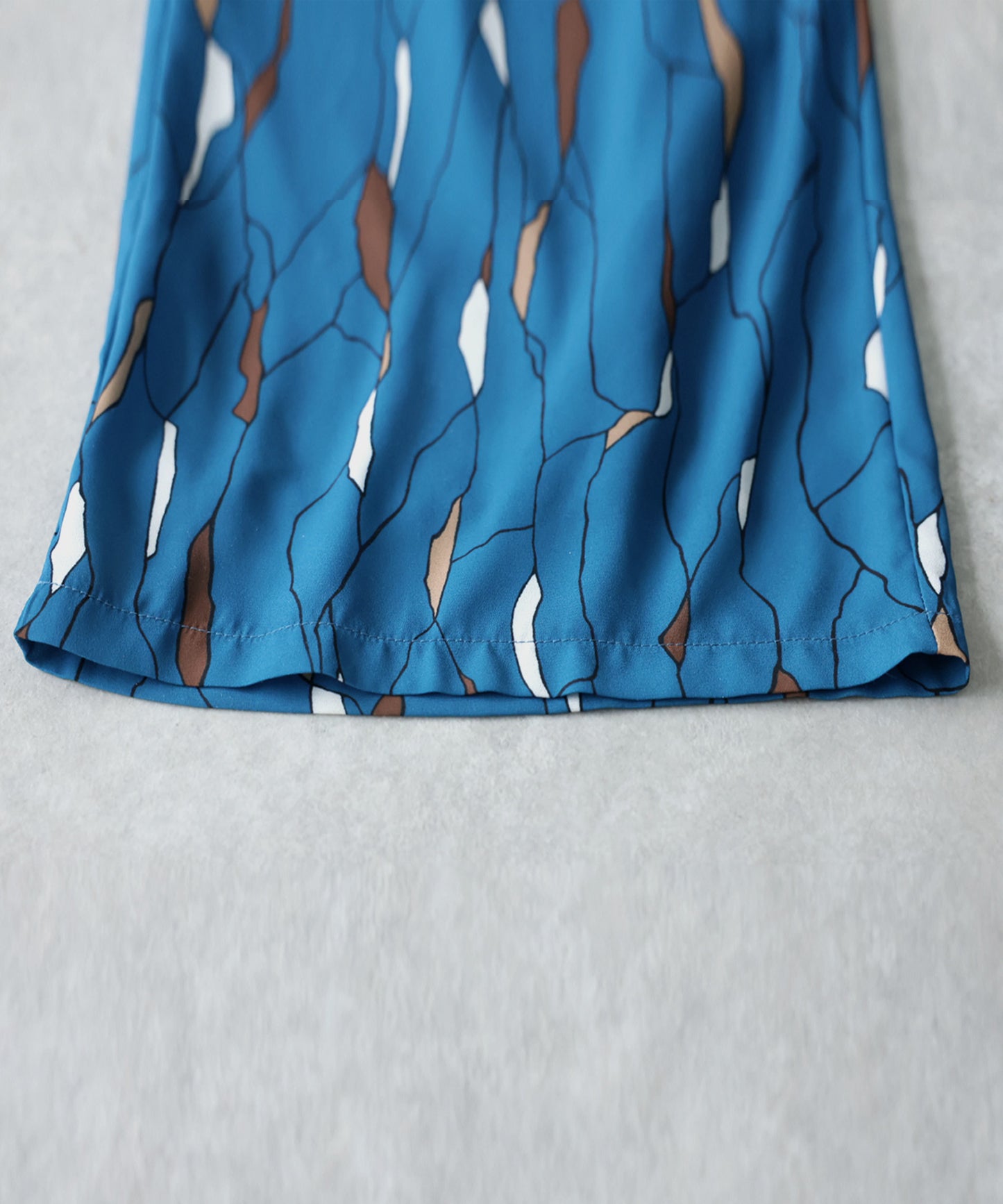 Art Print Loose Wide Pants Ladies