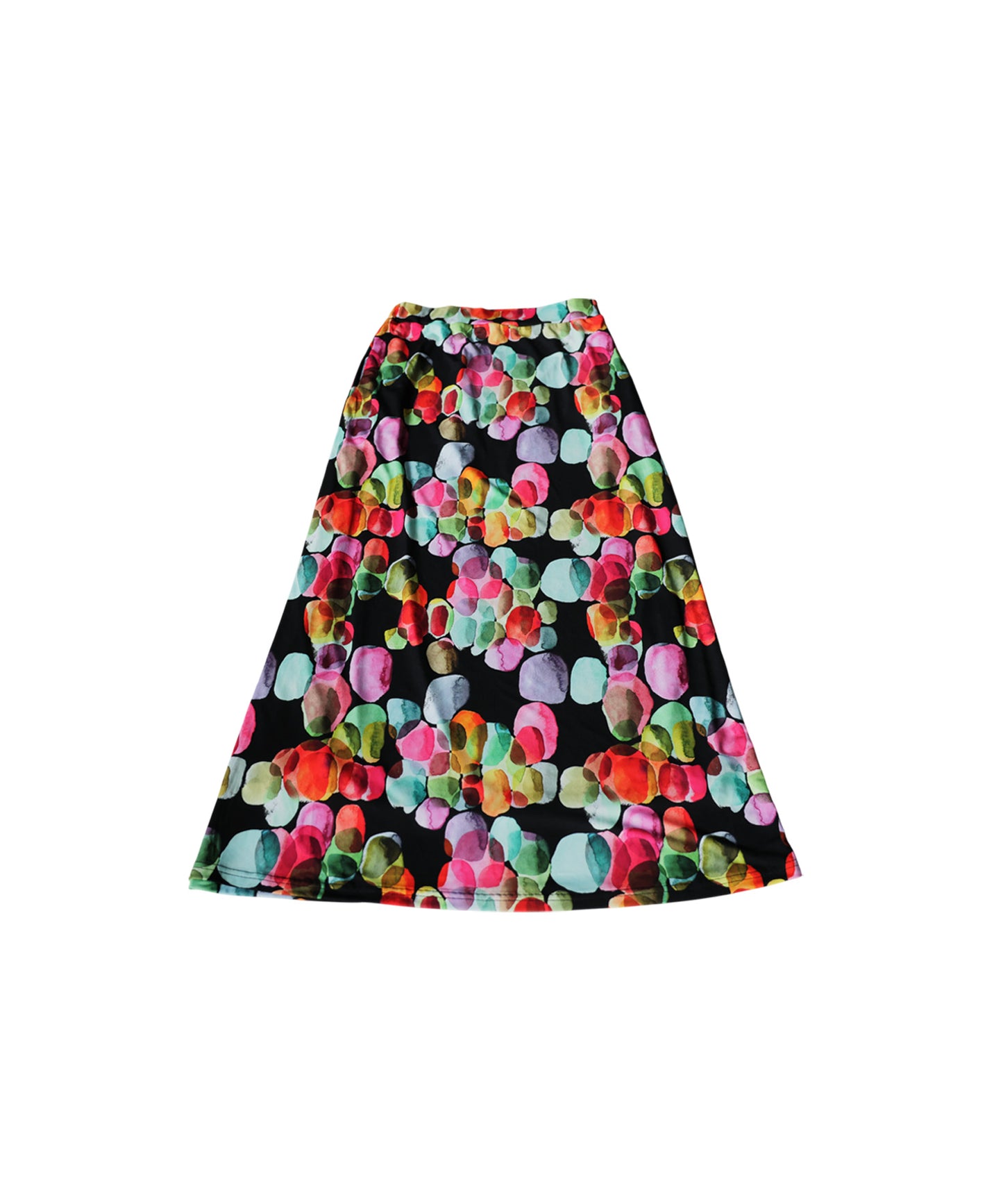 Watercolor Flare Long Skirt Ladies