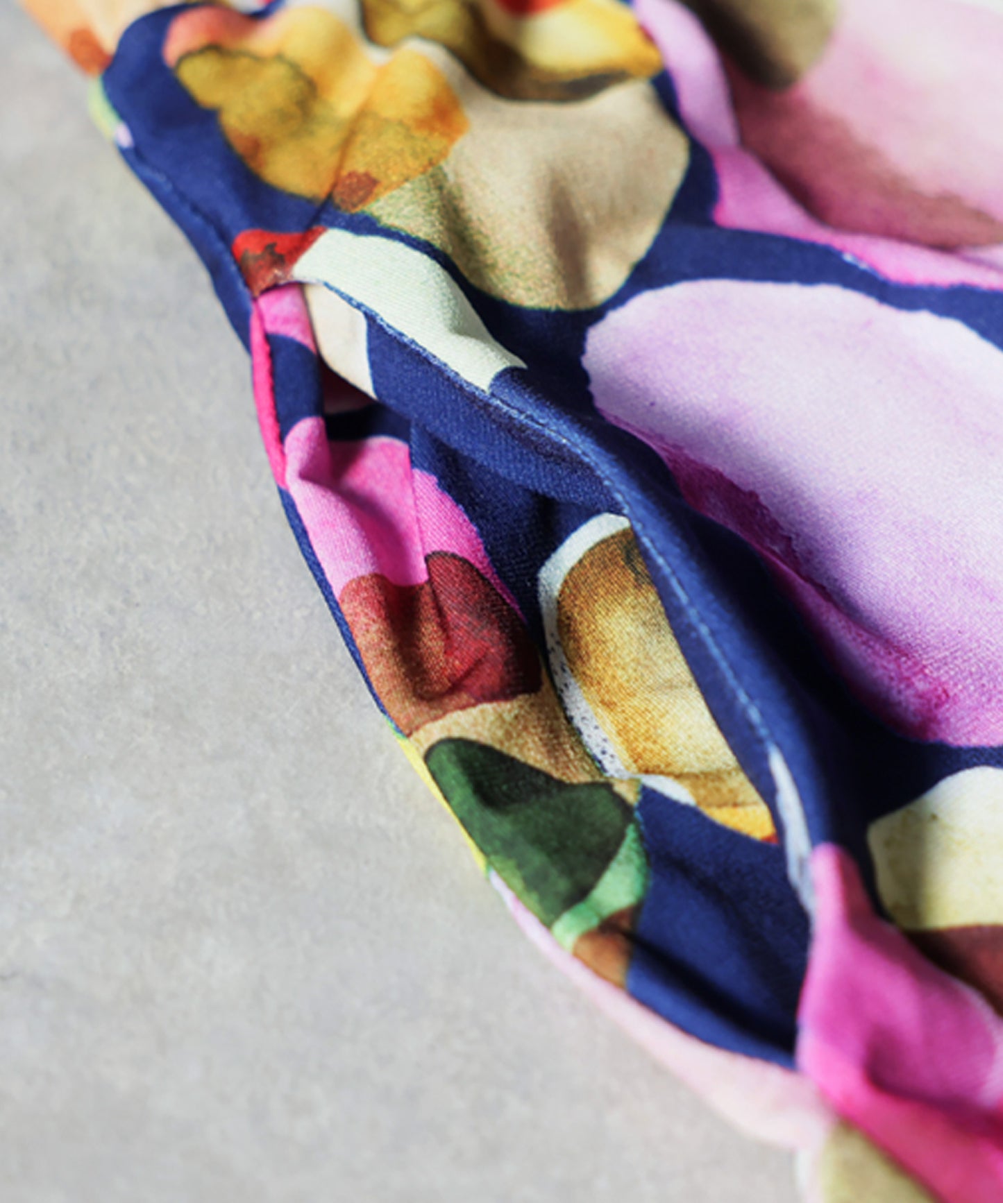 Watercolor Flare Long Skirt Ladies