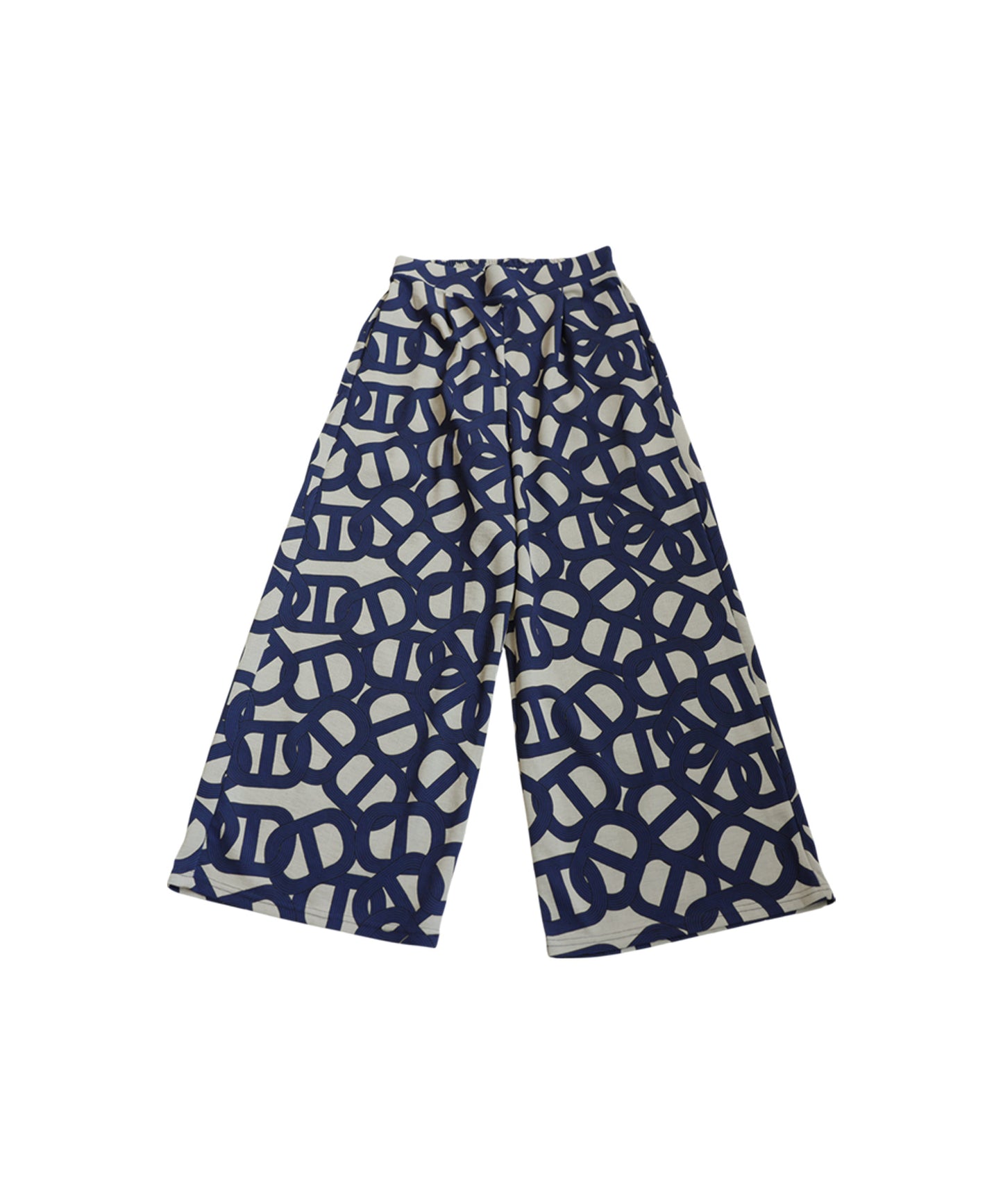 Geometric Wide Pants Ladies