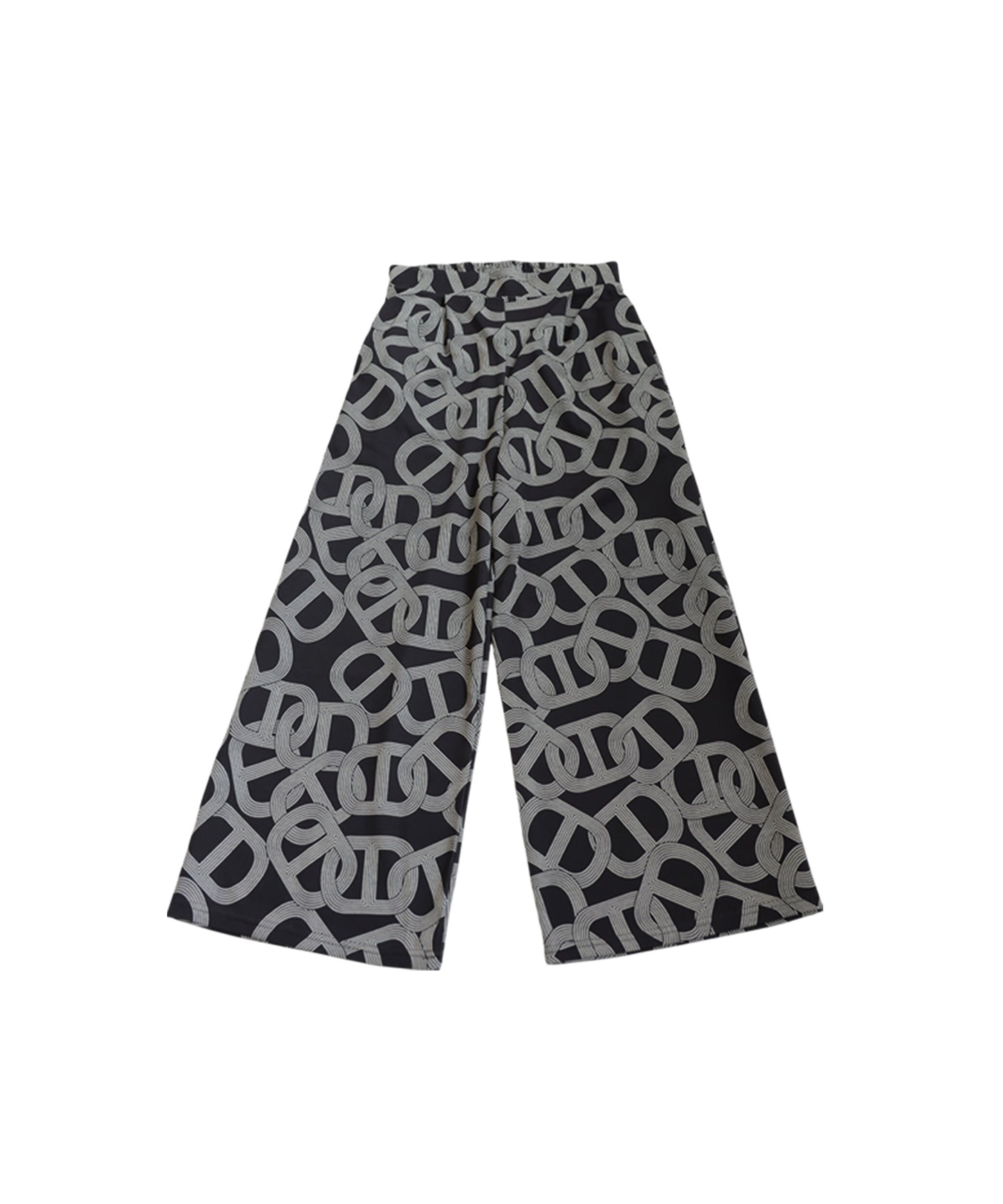 Geometric Wide Pants Ladies