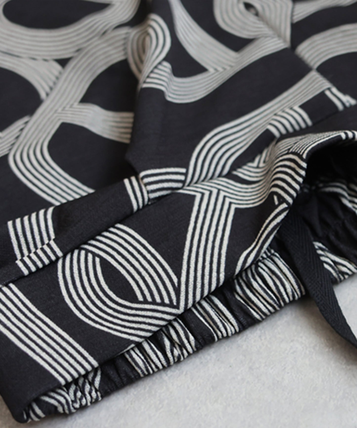 Geometric Wide Pants Ladies