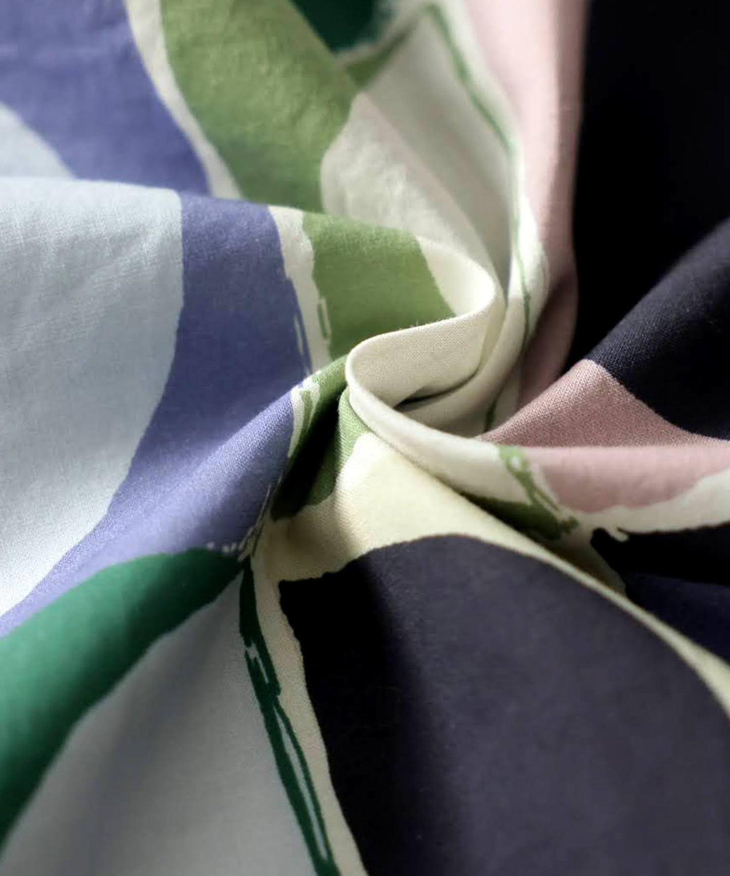 Geometric Pattern Cotton Shirt Ladies