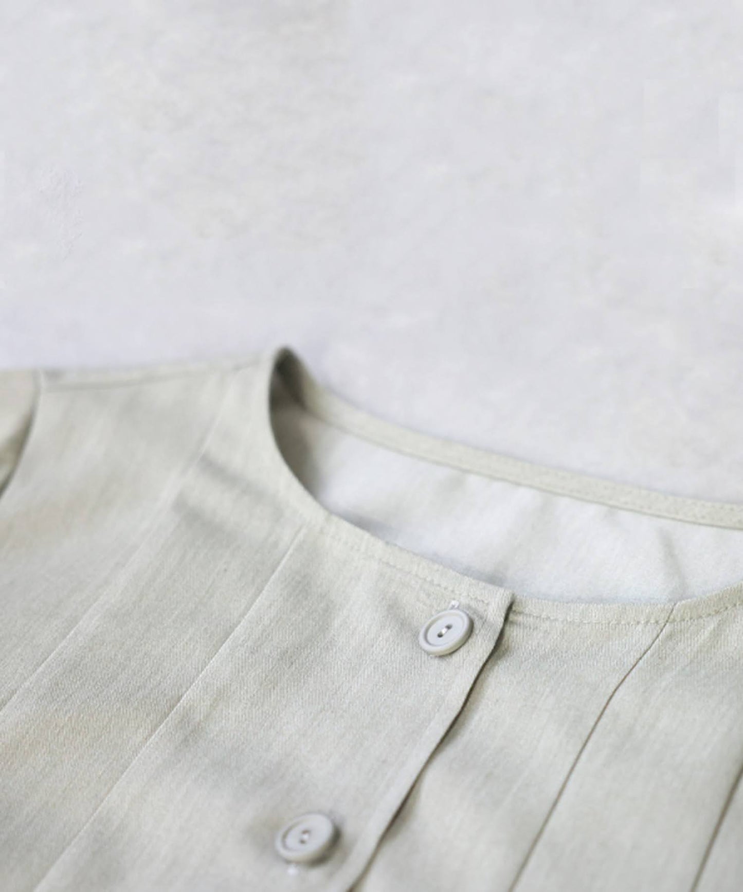 No-Collar Tuck Top Ladies