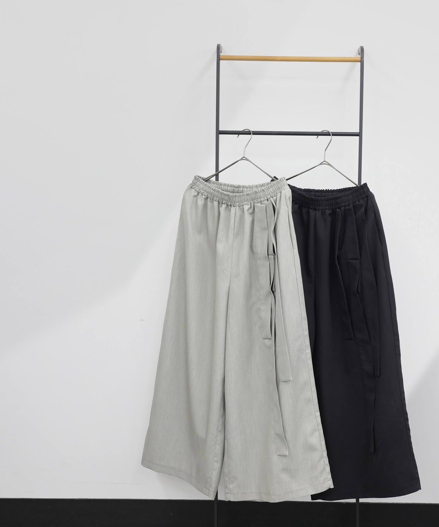 Asymmetrical Wide-Leg Pants Ladies