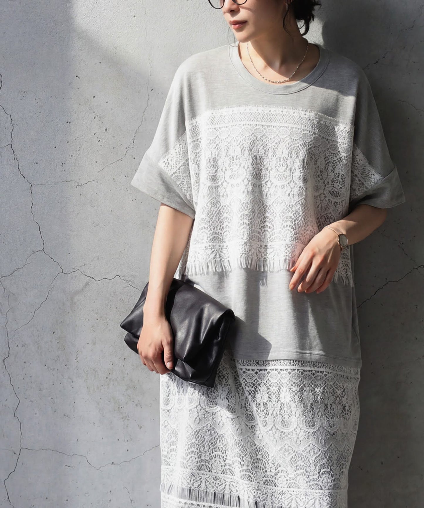 Street Pattern Shirt Dress Ladies