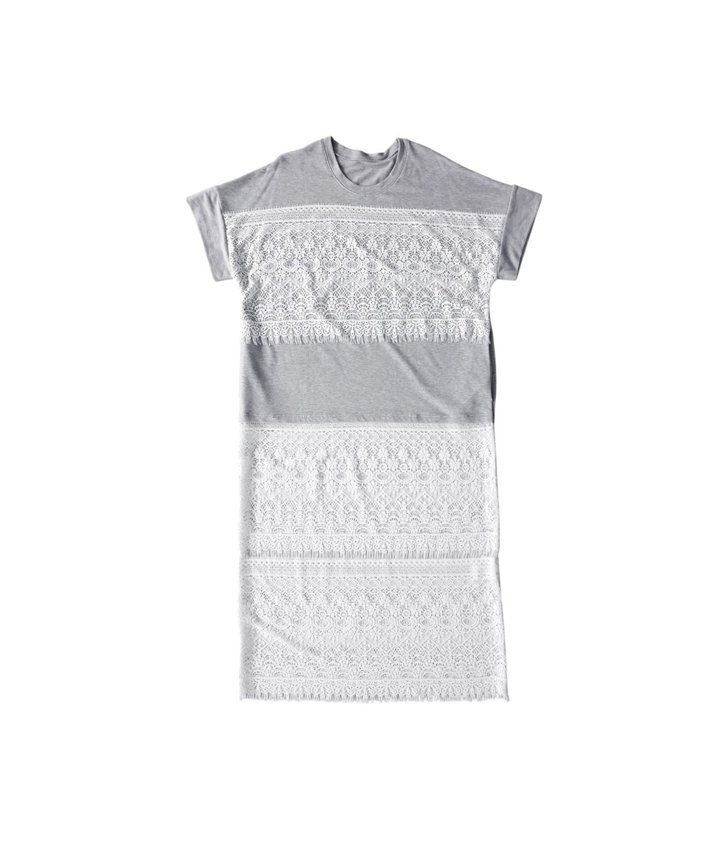 Street Pattern Shirt Dress Ladies