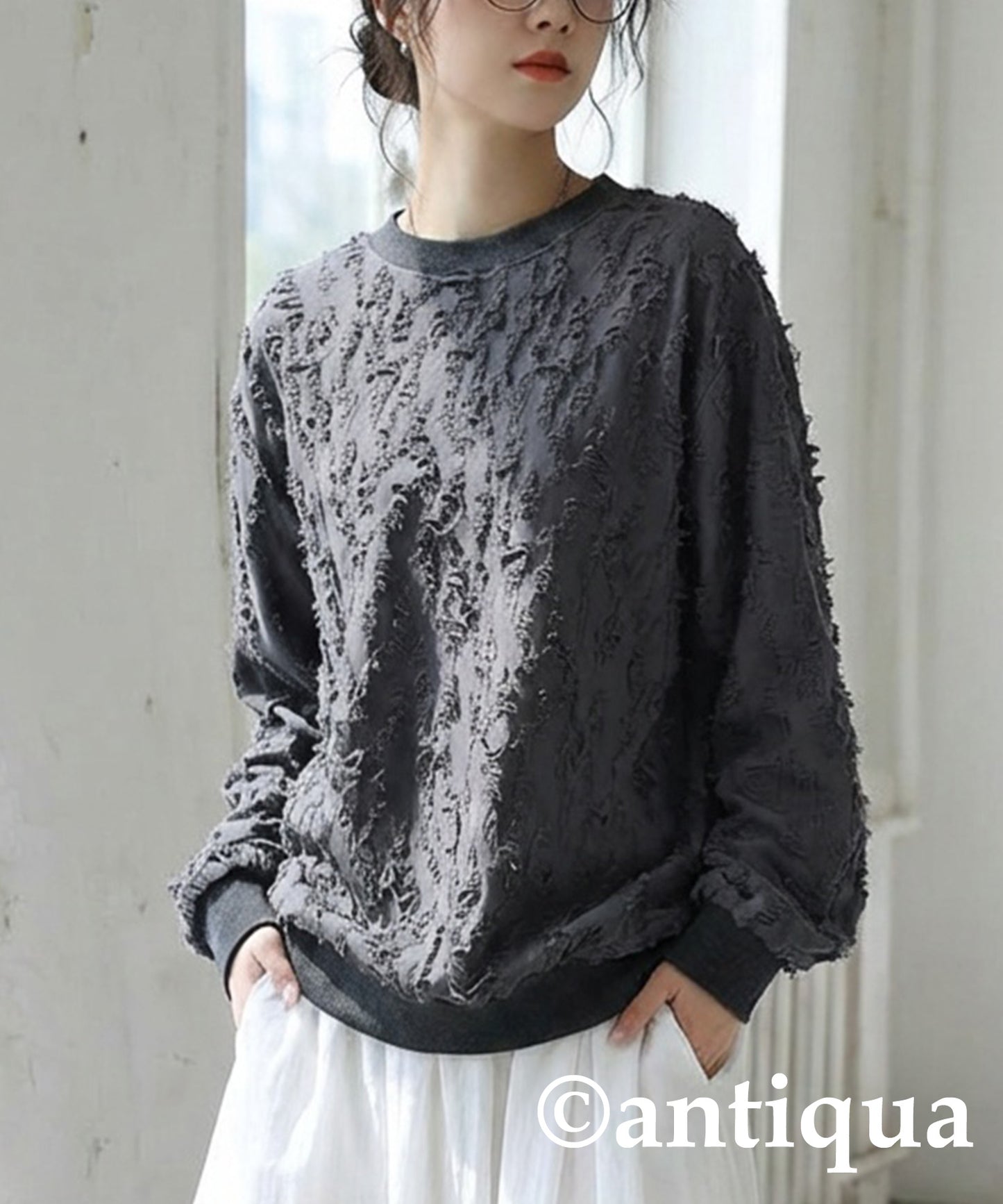 Distressed Tops Ladies