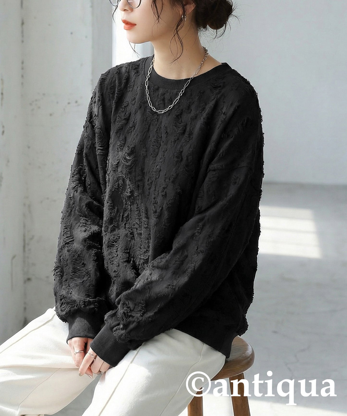 Distressed Tops Ladies