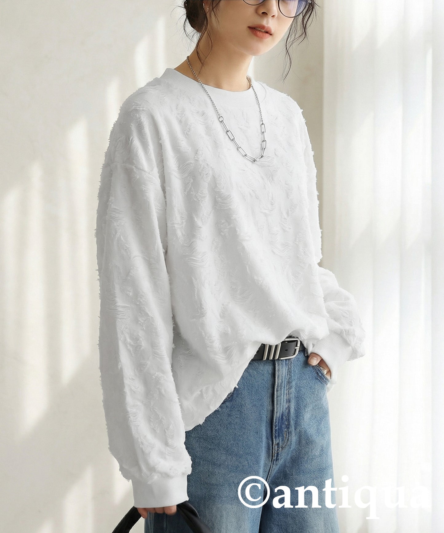 Distressed Tops Ladies