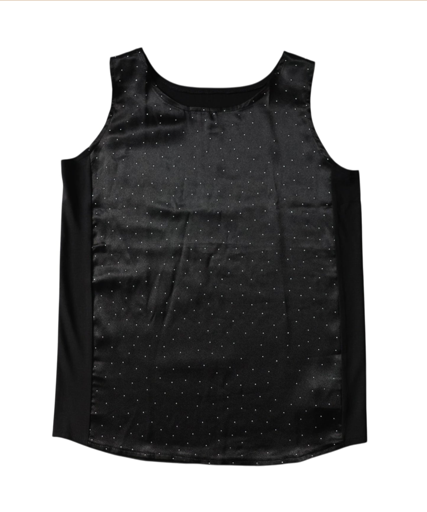 Satin Studded Tank Top Ladies