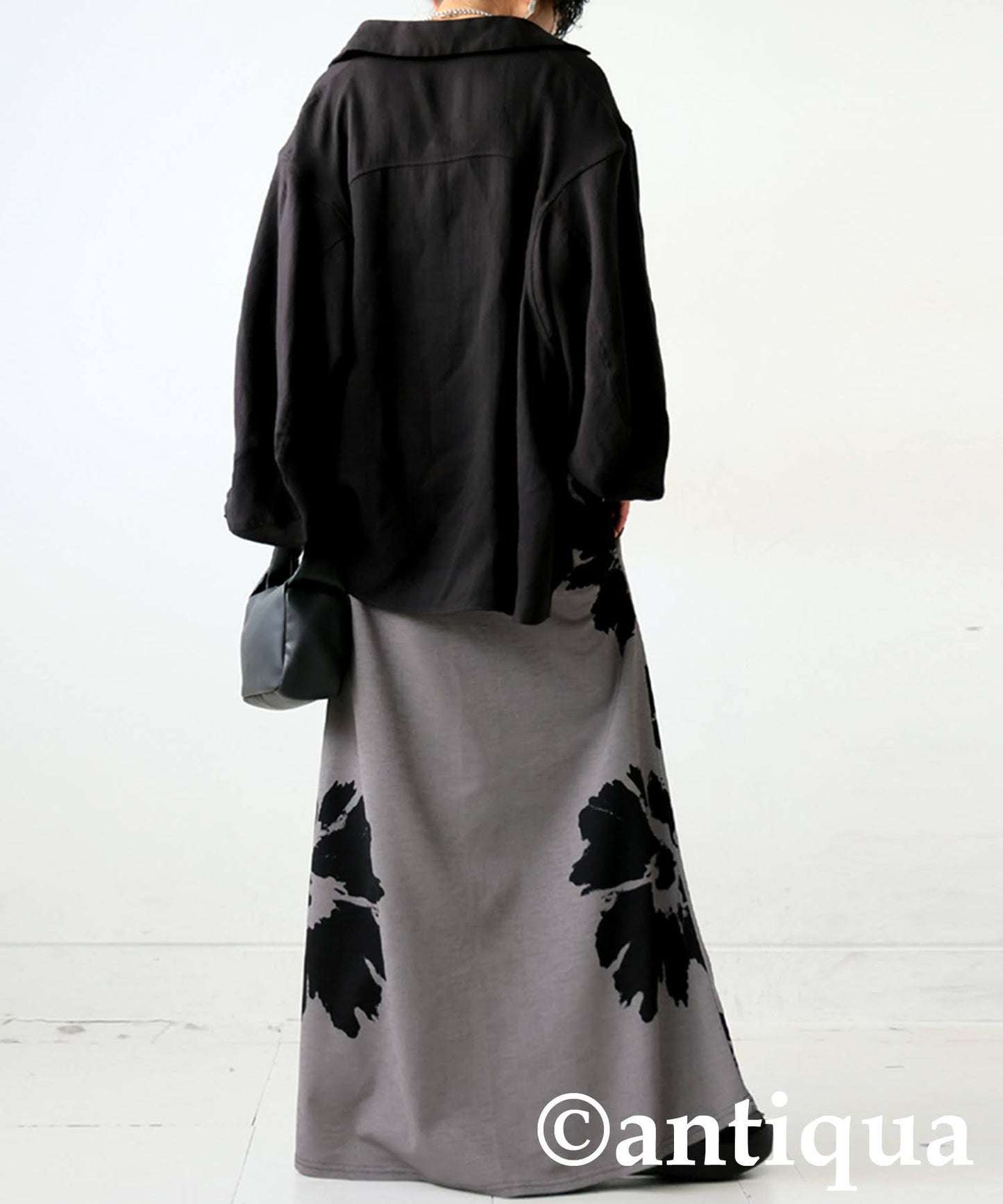 Floral Print Long Skirt Ladies