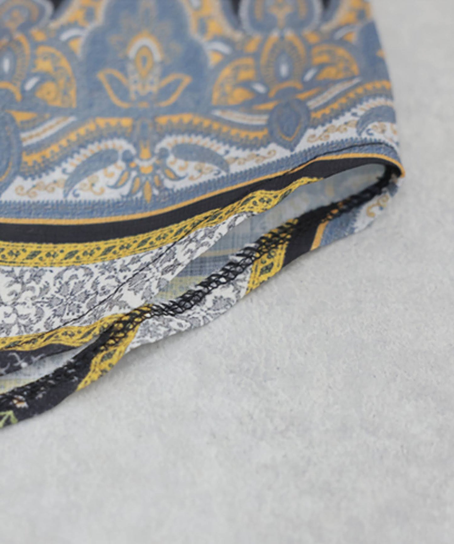 Paisley Print Open-Front Shirt Ladies