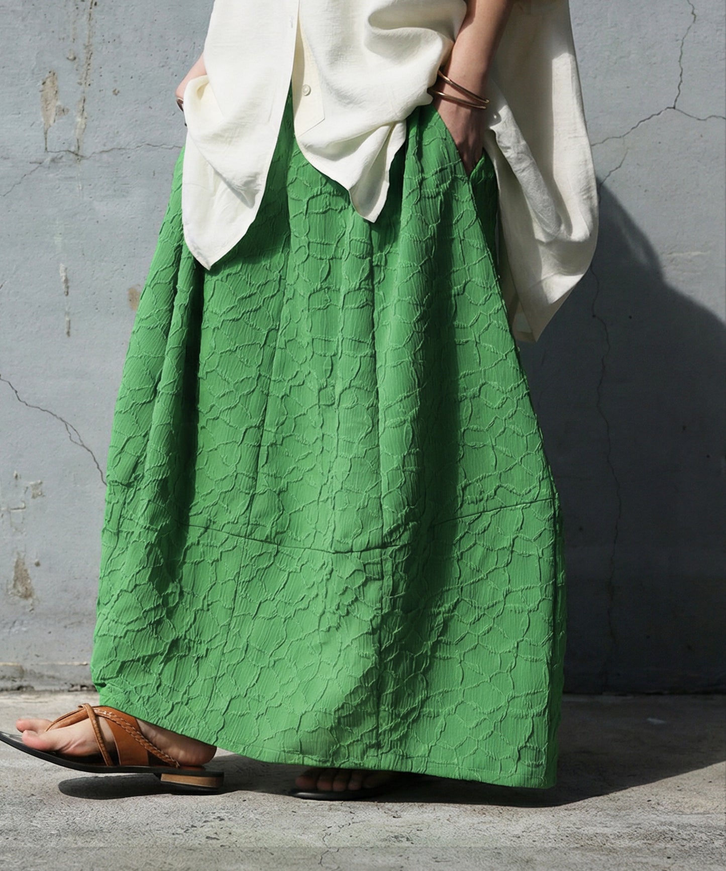 Jacquard Long Skirt Ladies