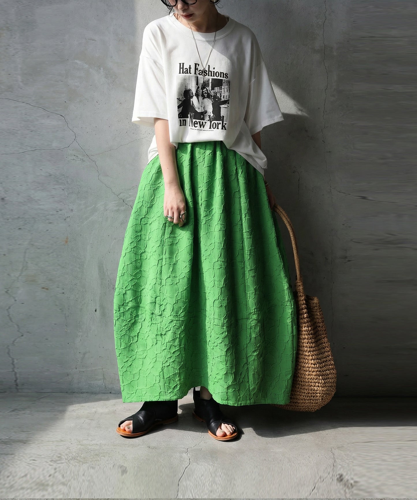 Jacquard Long Skirt Ladies