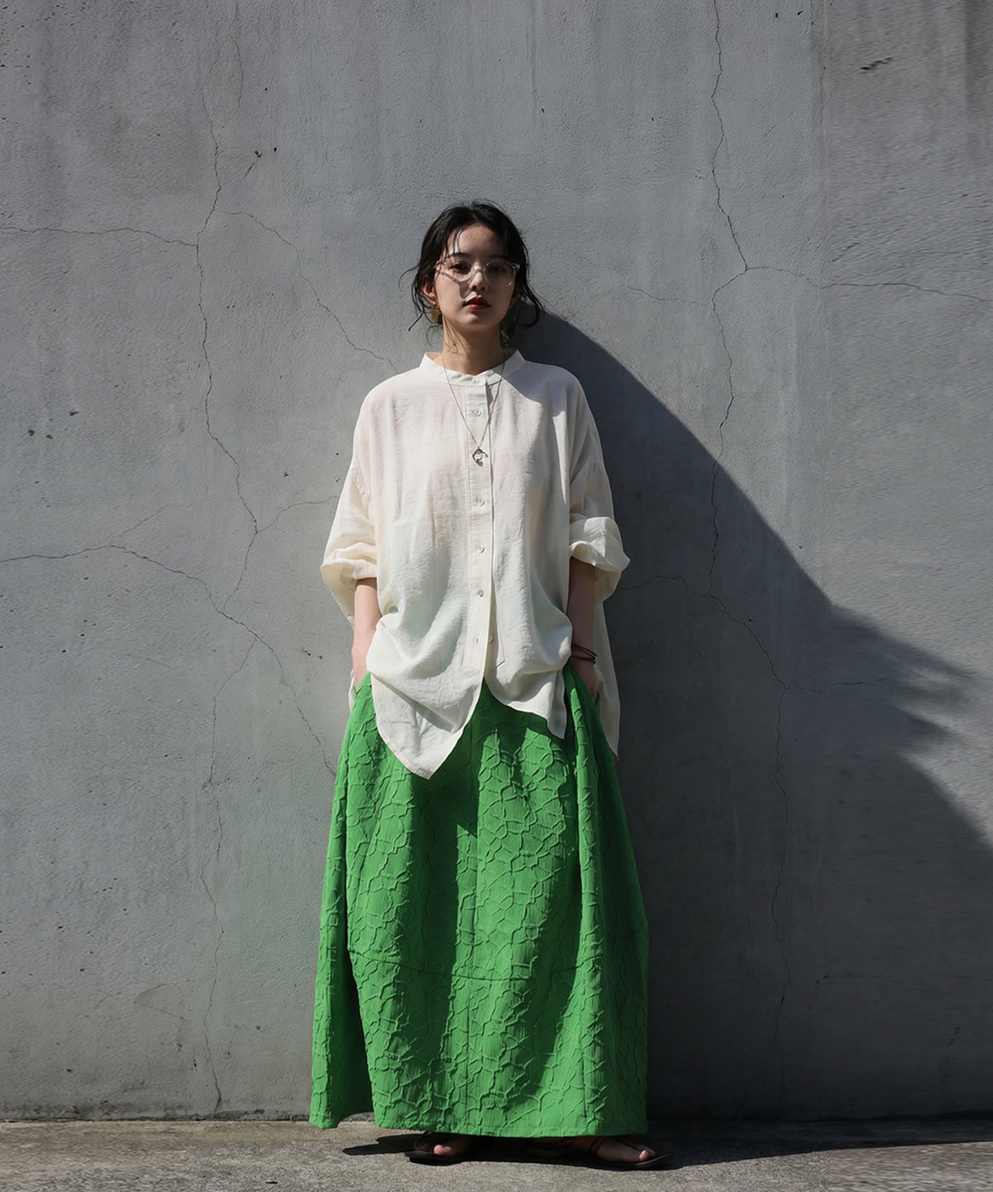 Jacquard Long Skirt Ladies