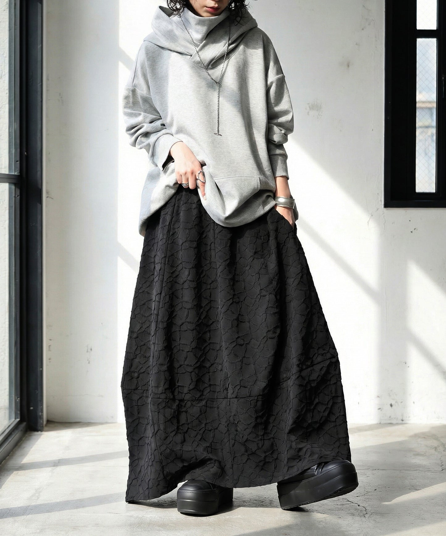 Jacquard Long Skirt Ladies