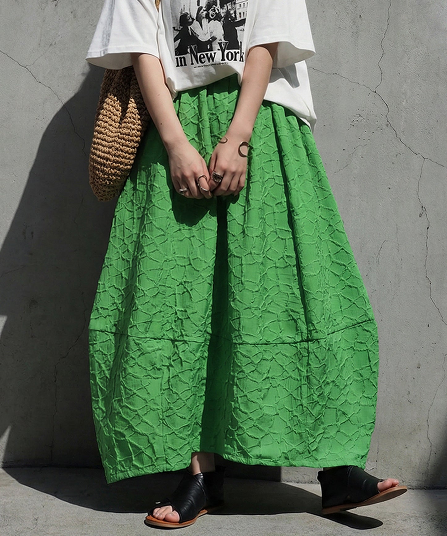 Jacquard Long Skirt Ladies