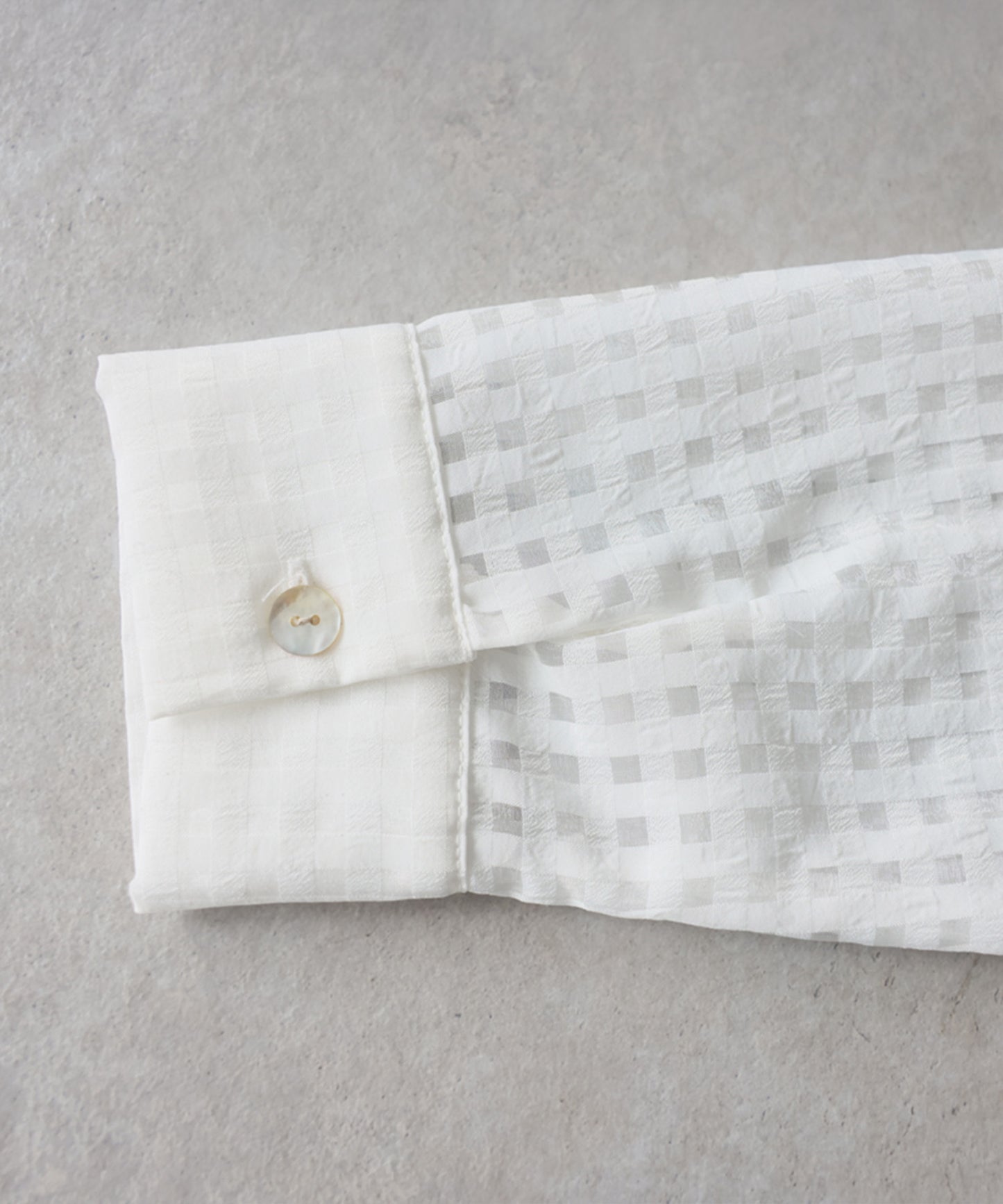 Checkered/Plaid Sheer Shirt Ladies