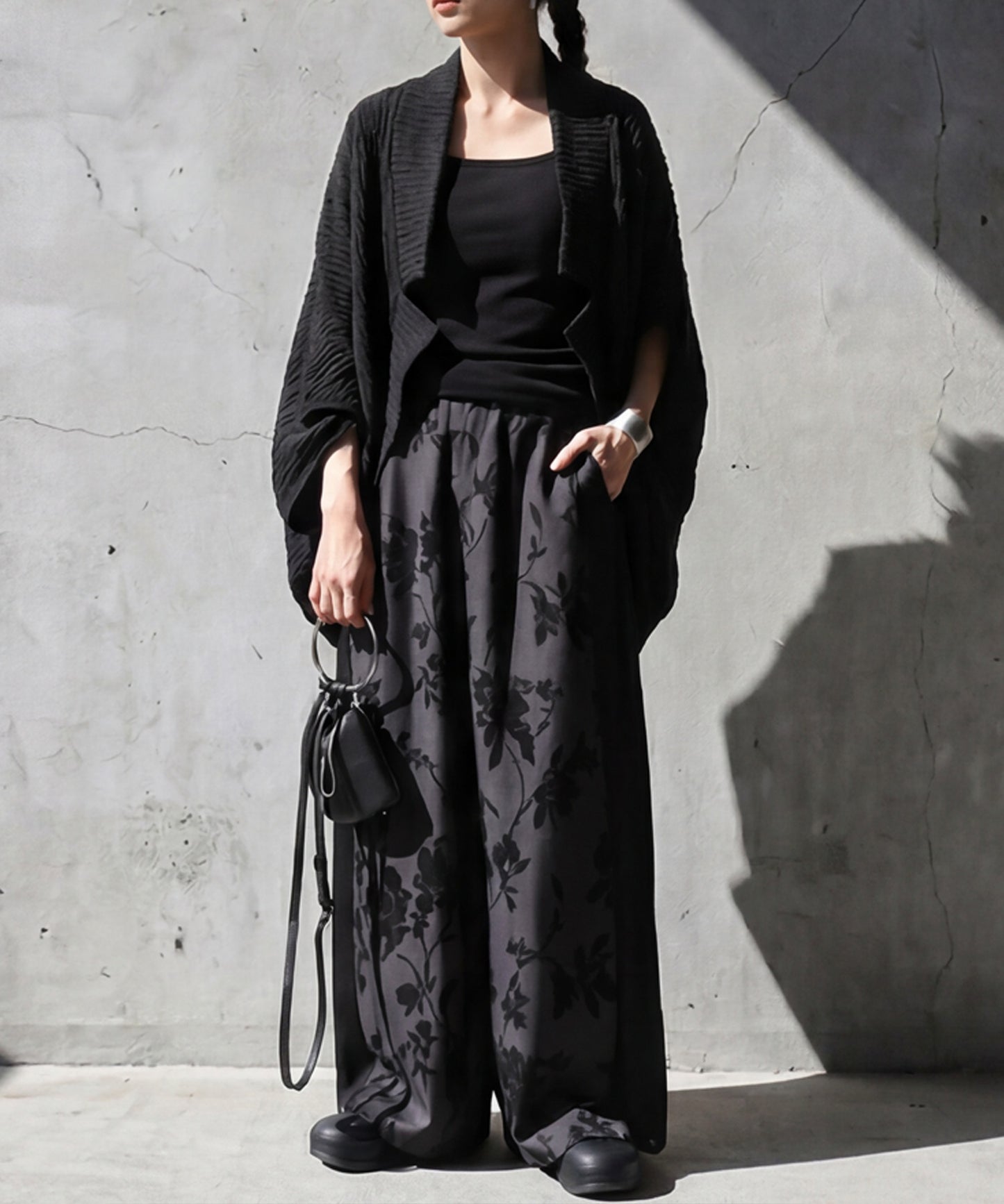 2-Way Jacquard Cardigan Ladies