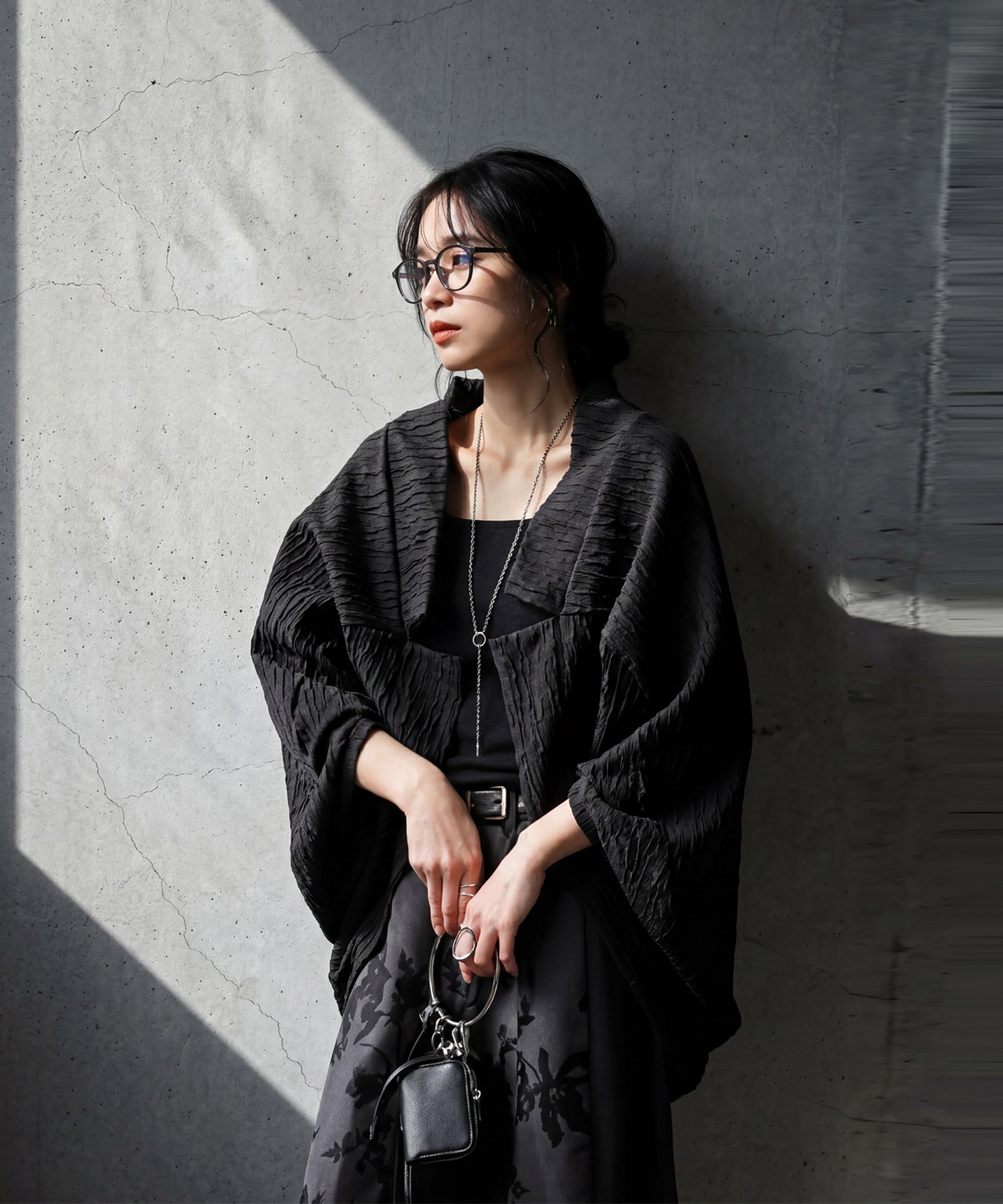 2-Way Jacquard Cardigan Ladies