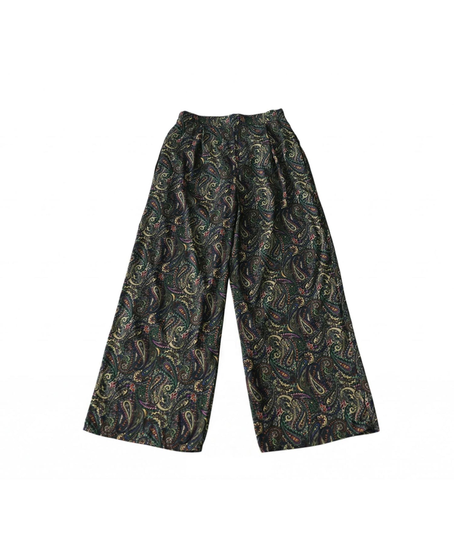 Paisley Print Wide-Leg Pants Ladies
