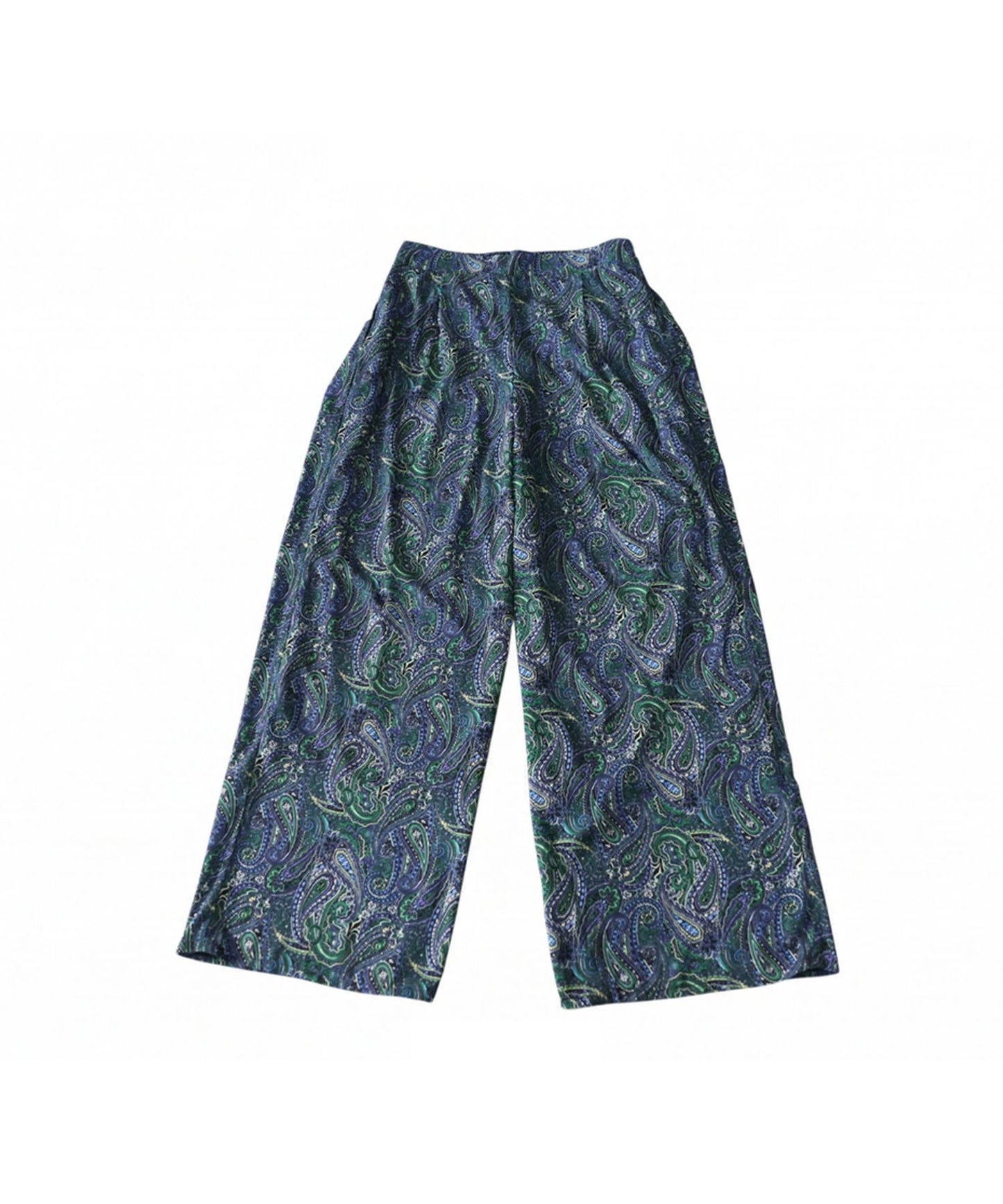 Paisley Print Wide-Leg Pants Ladies