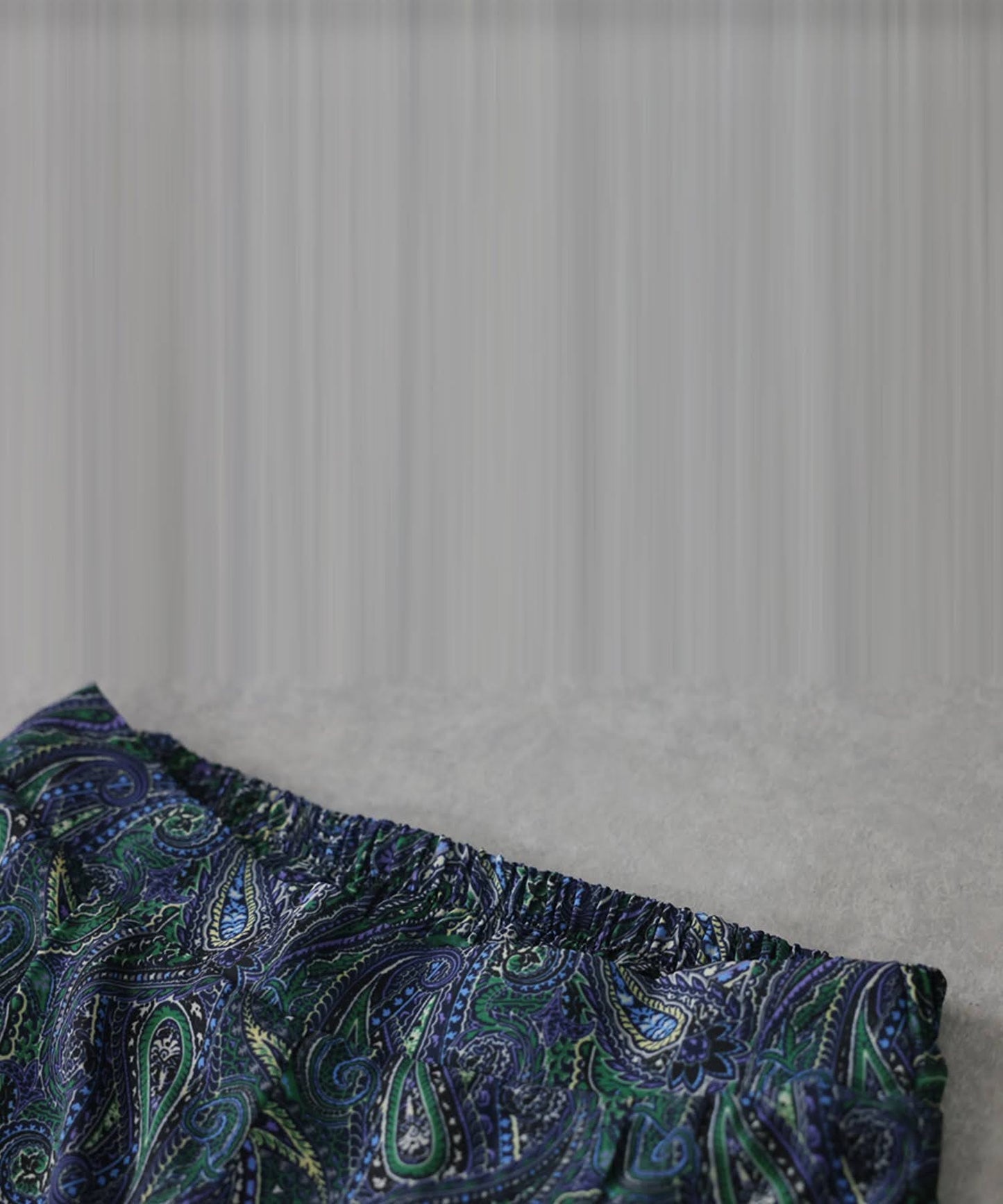 Paisley Print Wide-Leg Pants Ladies