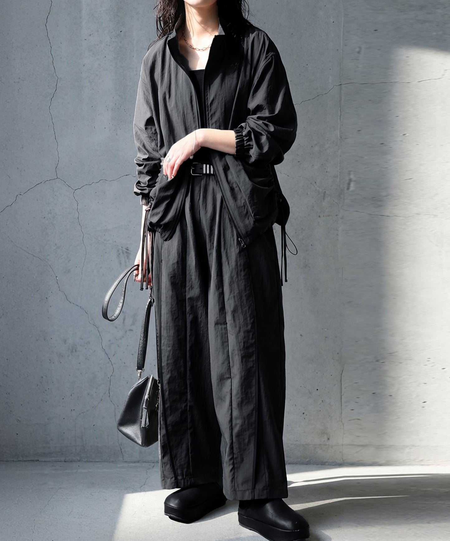 Piping Zip Outerwear Ladies