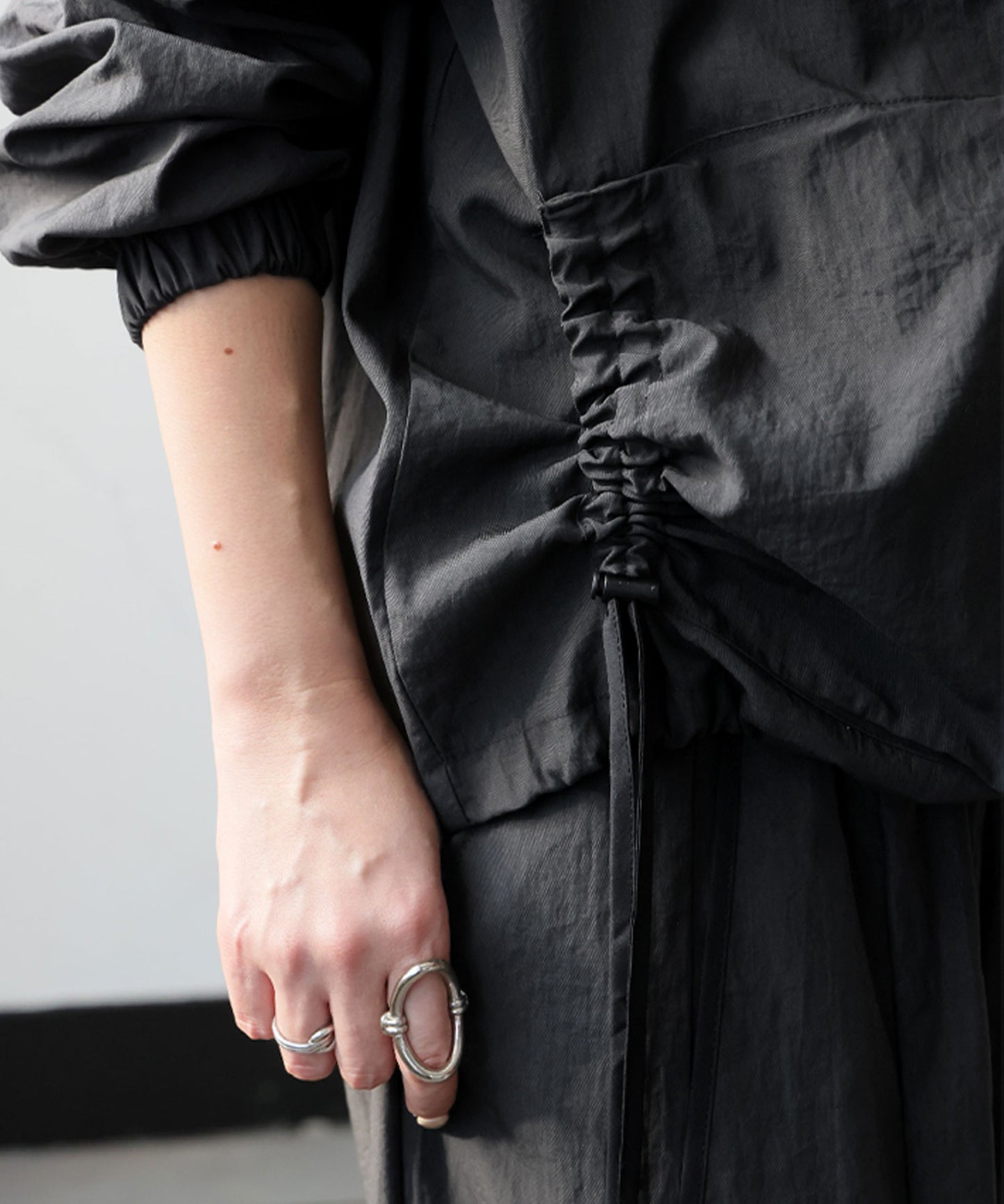 Piping Zip Outerwear Ladies