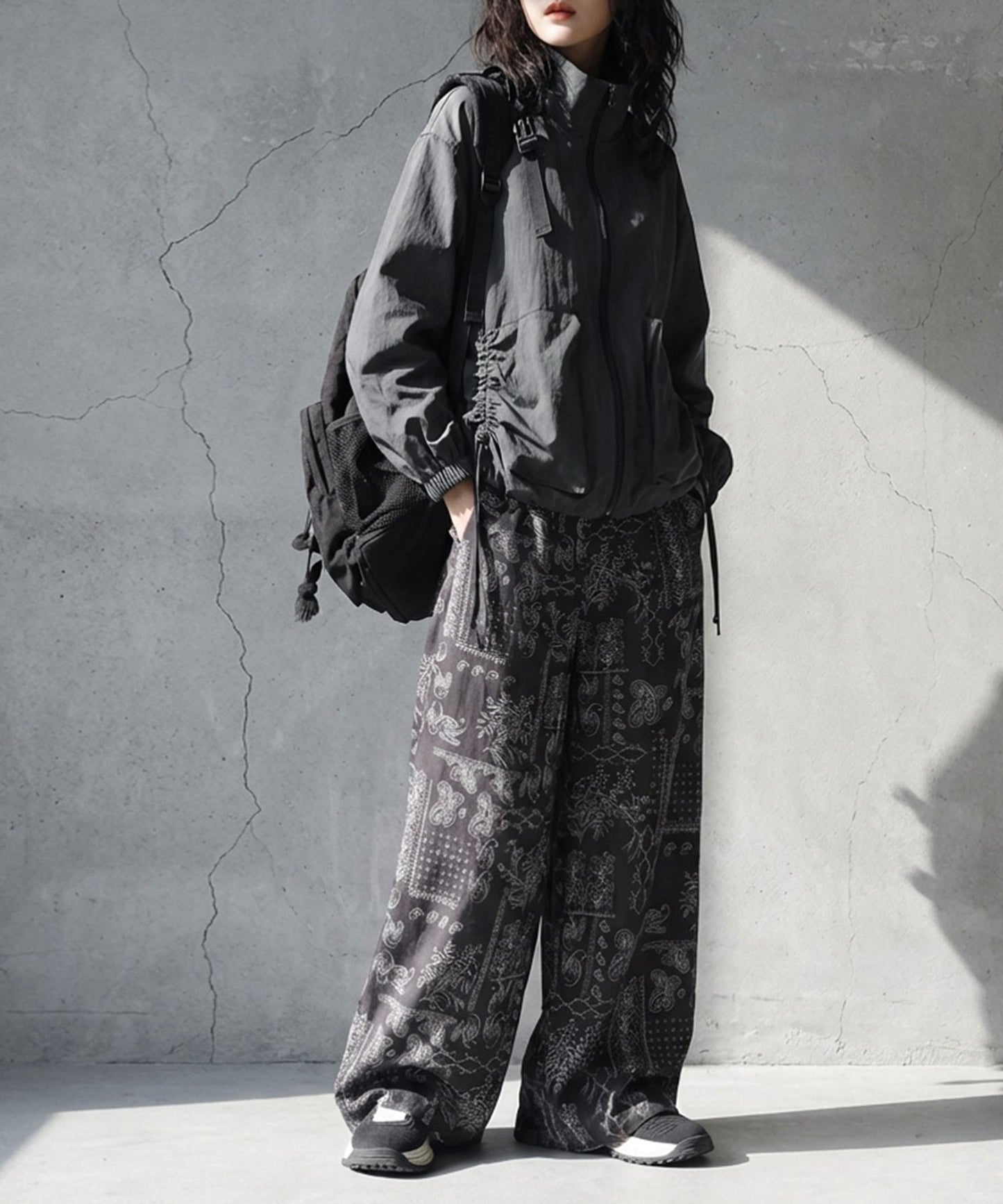 Piping Zip Outerwear Ladies