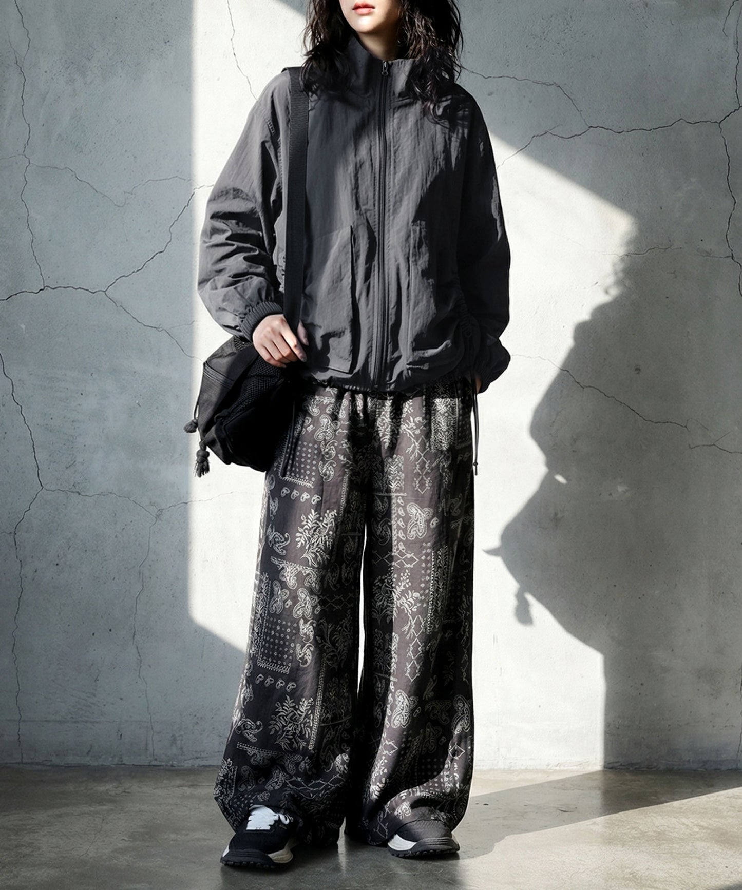 Piping Zip Outerwear Ladies