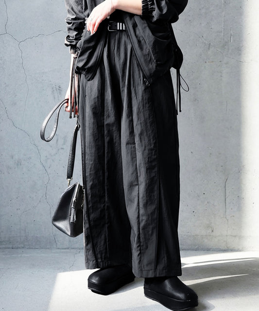 Piping Wide Pants Ladies