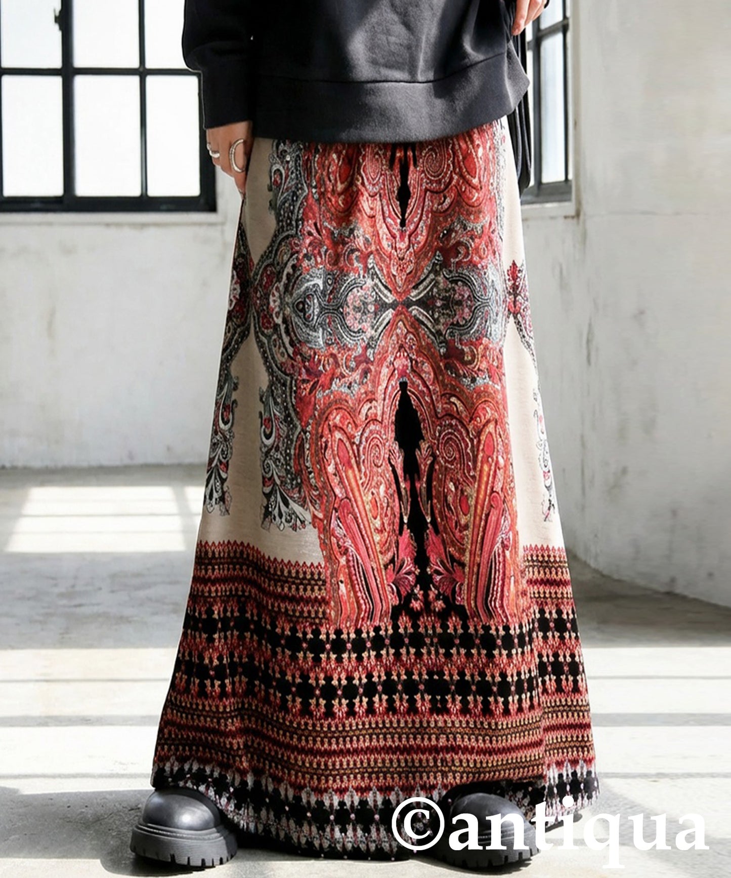 Paisley Print Skirt Ladies