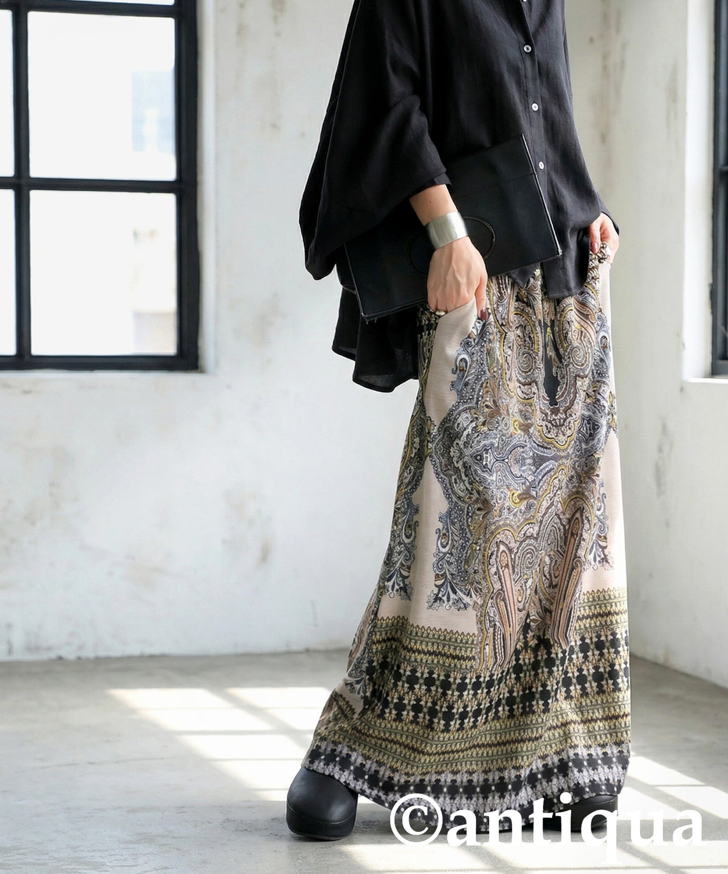 Paisley Print Skirt Ladies