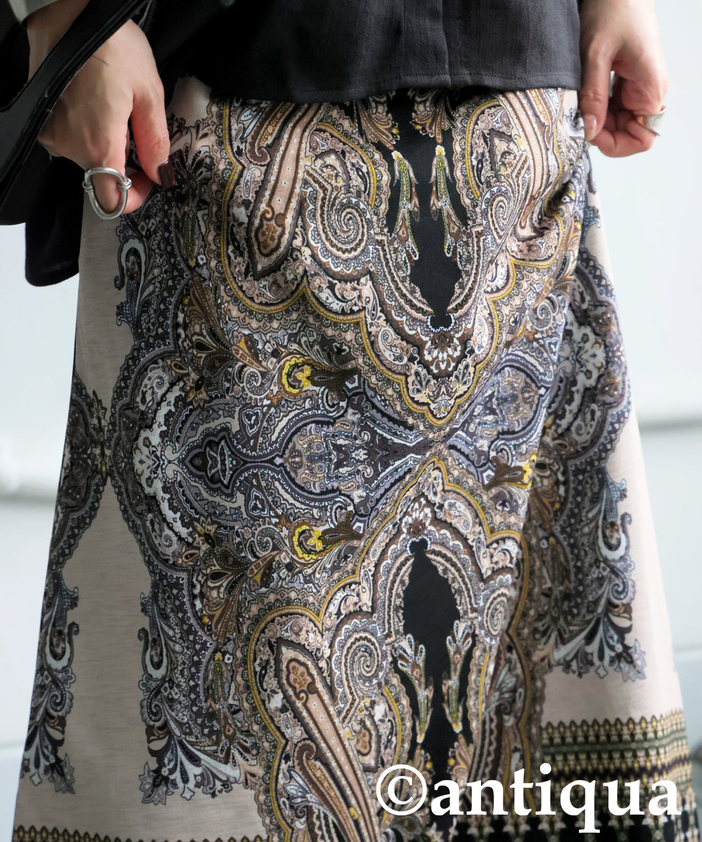 Paisley Print Skirt Ladies