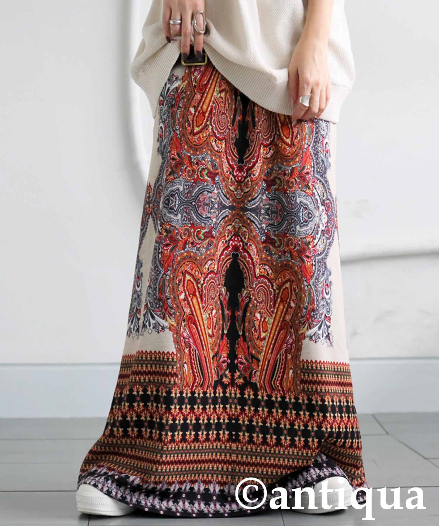 Paisley Print Skirt Ladies