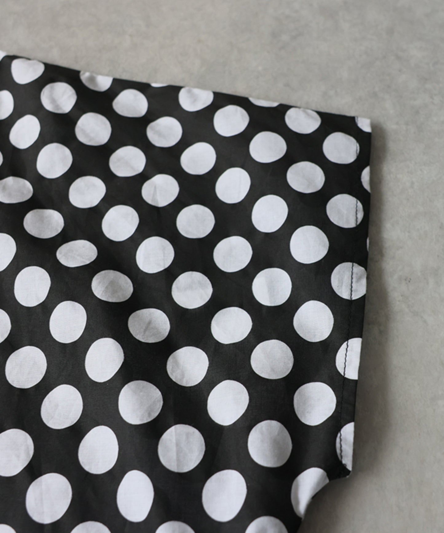 100% Cotton Two-Tone Polka Dot Shirt Ladies