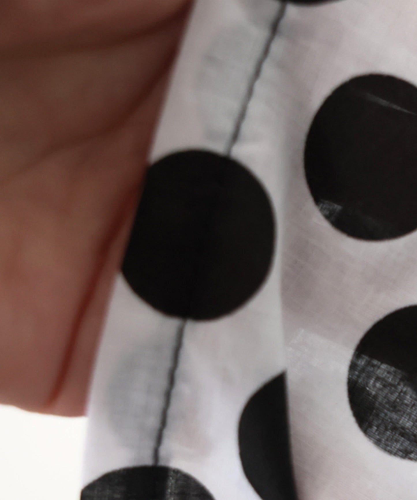 100% Cotton Two-Tone Polka Dot Shirt Ladies
