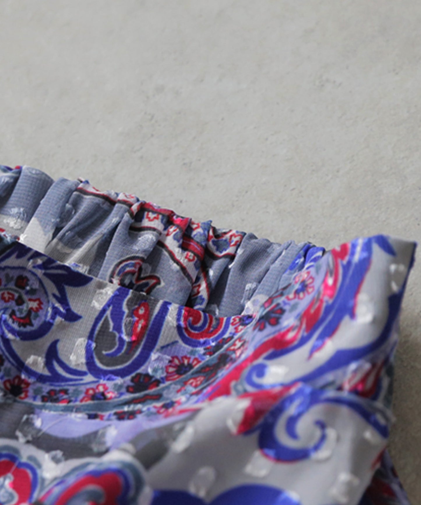 Paisley Print Sheer A-Line Skirt Ladies