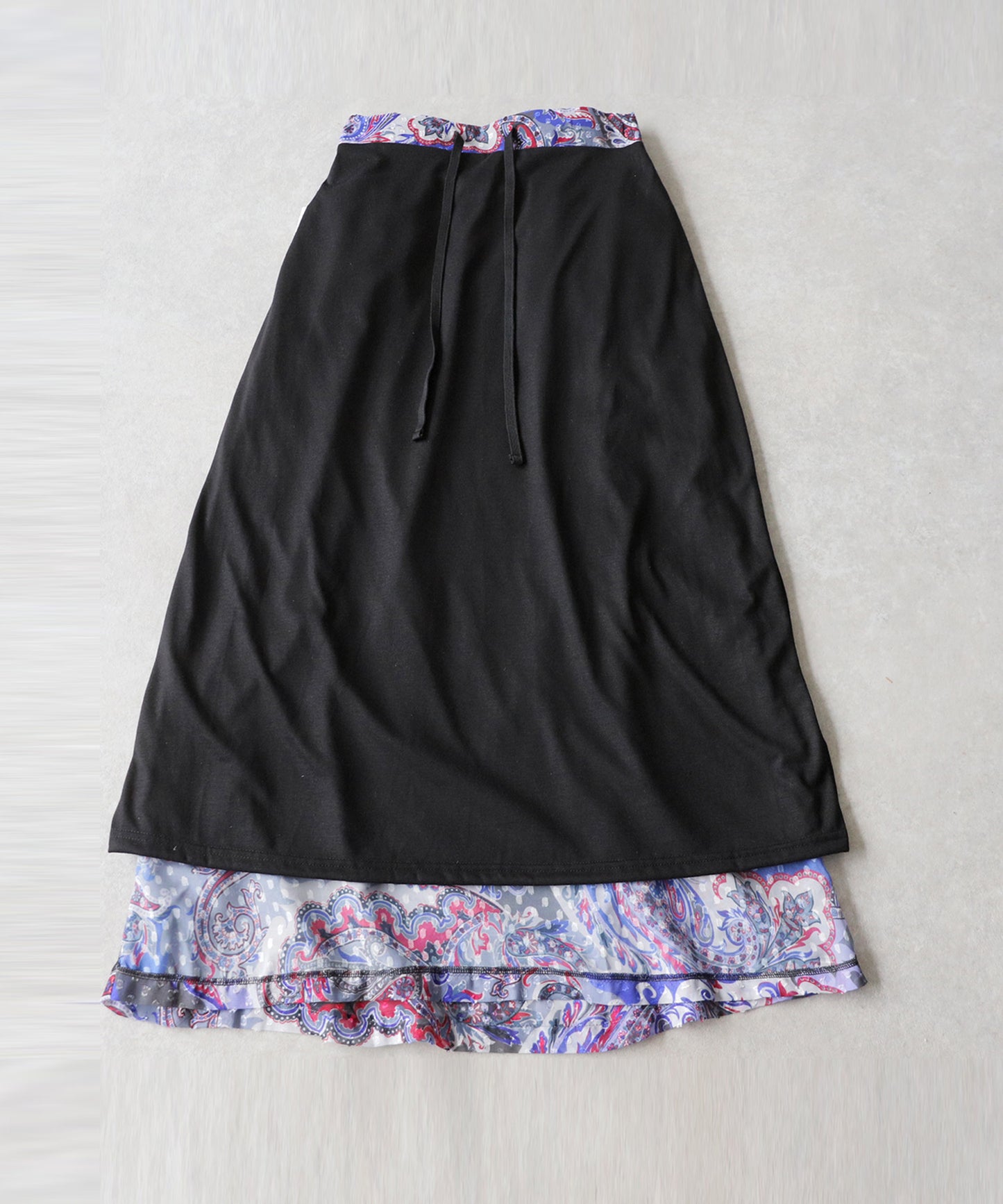 Paisley Print Sheer A-Line Skirt Ladies