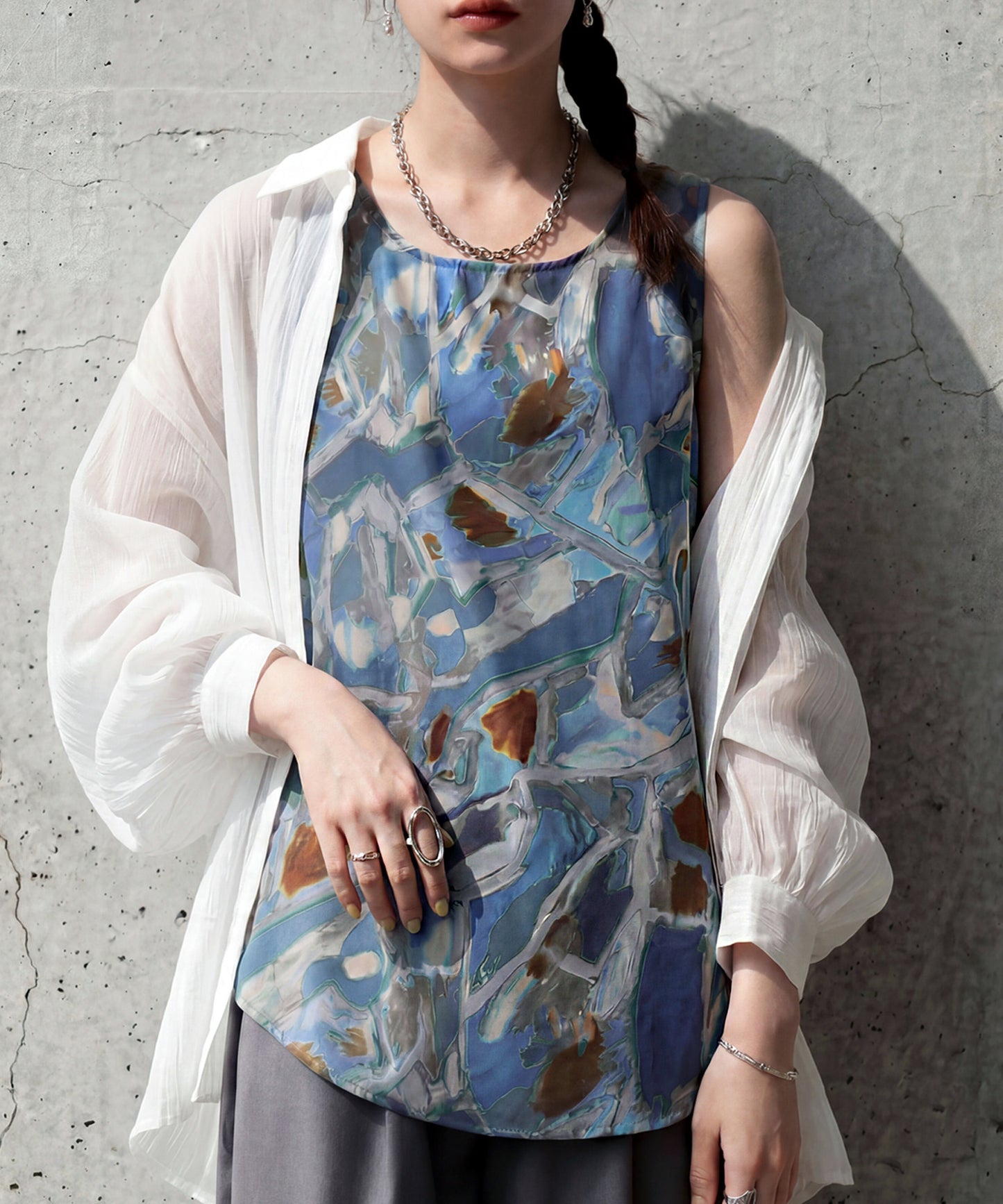 All-Over Print Tank Top Ladies