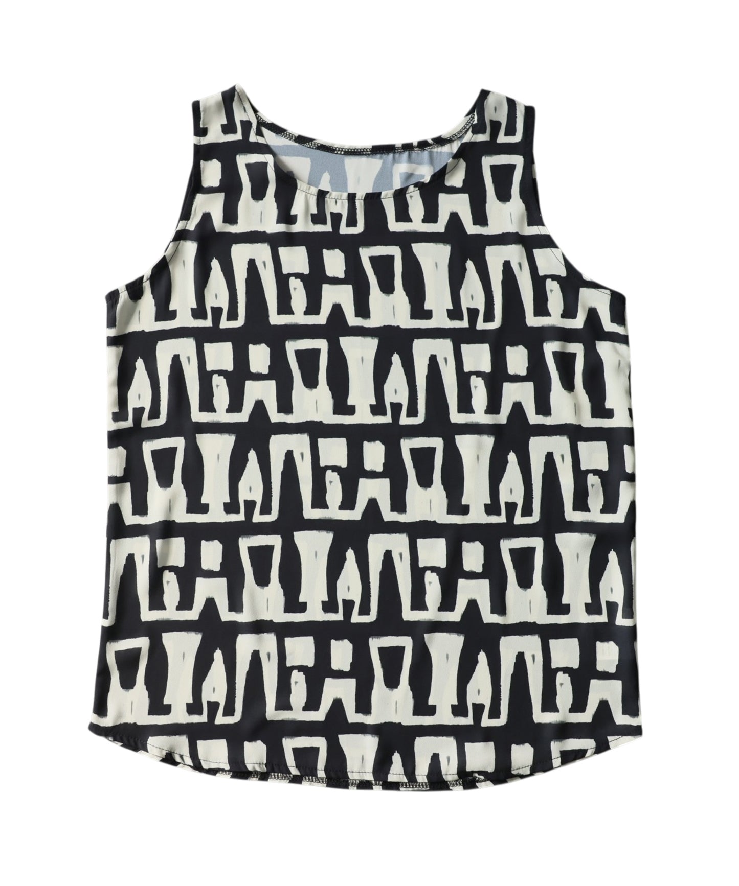 Geometric Pattern Art Print Tank Top Ladies