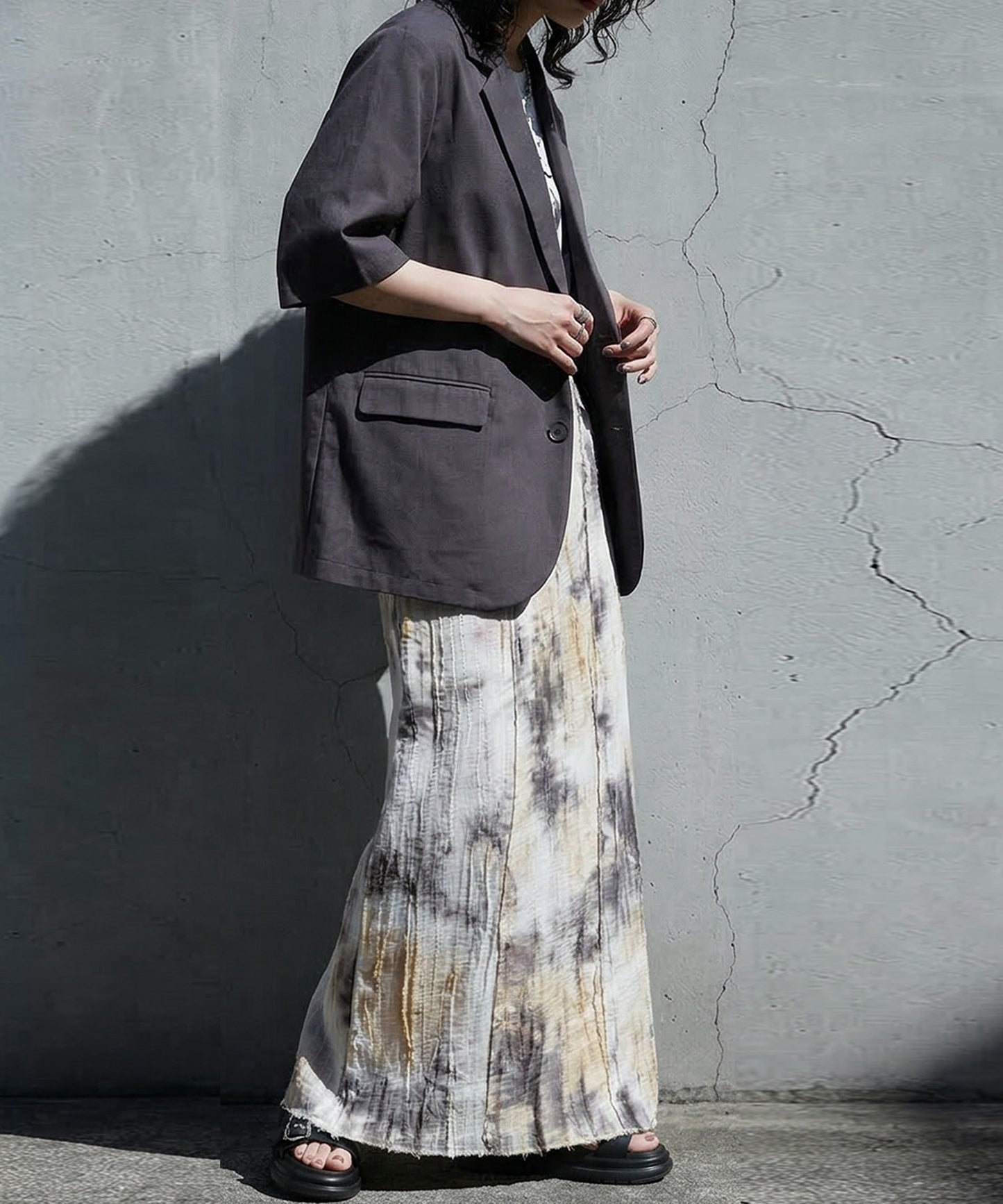 I-Line All-Over Print Skirt Ladies