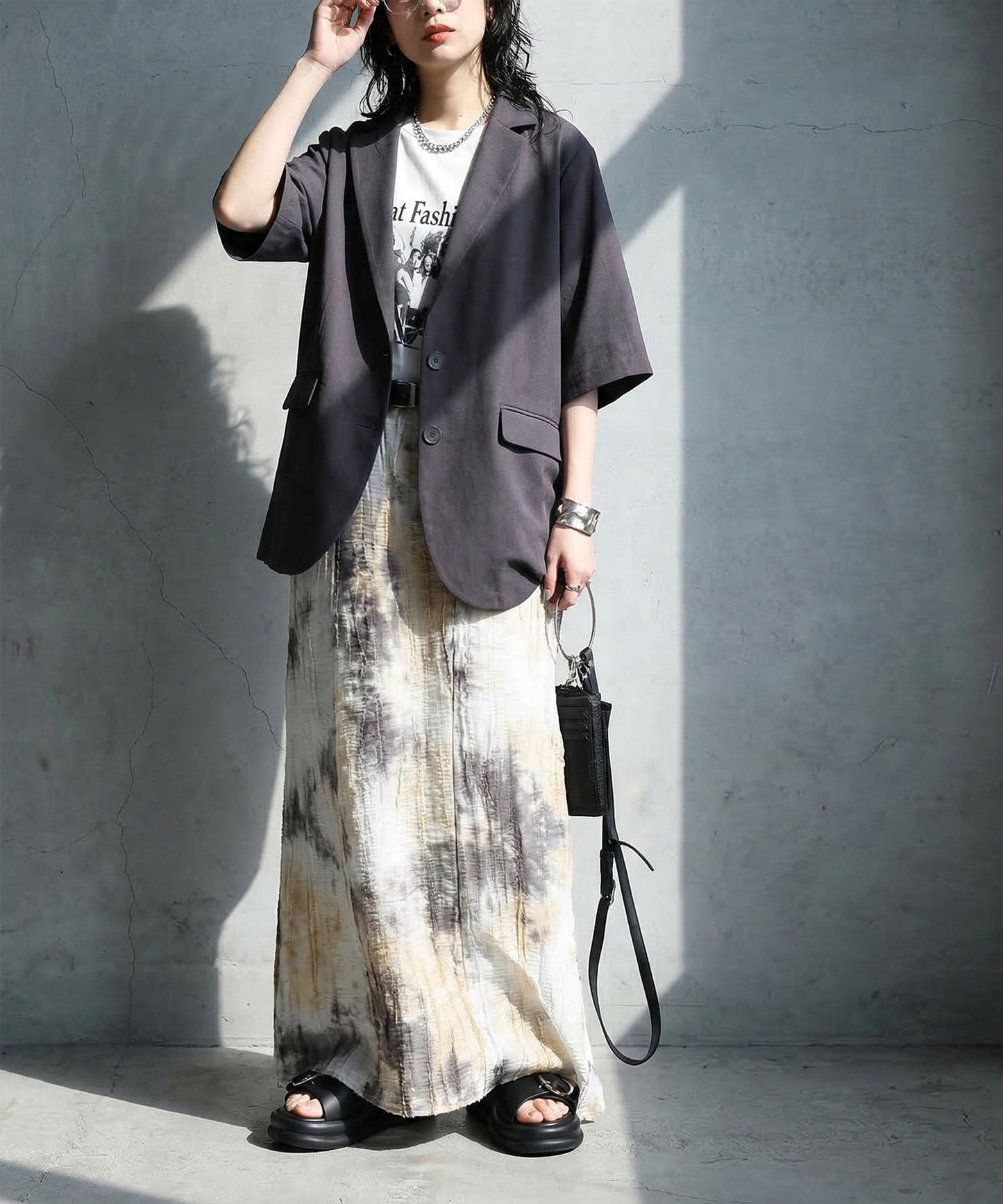 I-Line All-Over Print Skirt Ladies