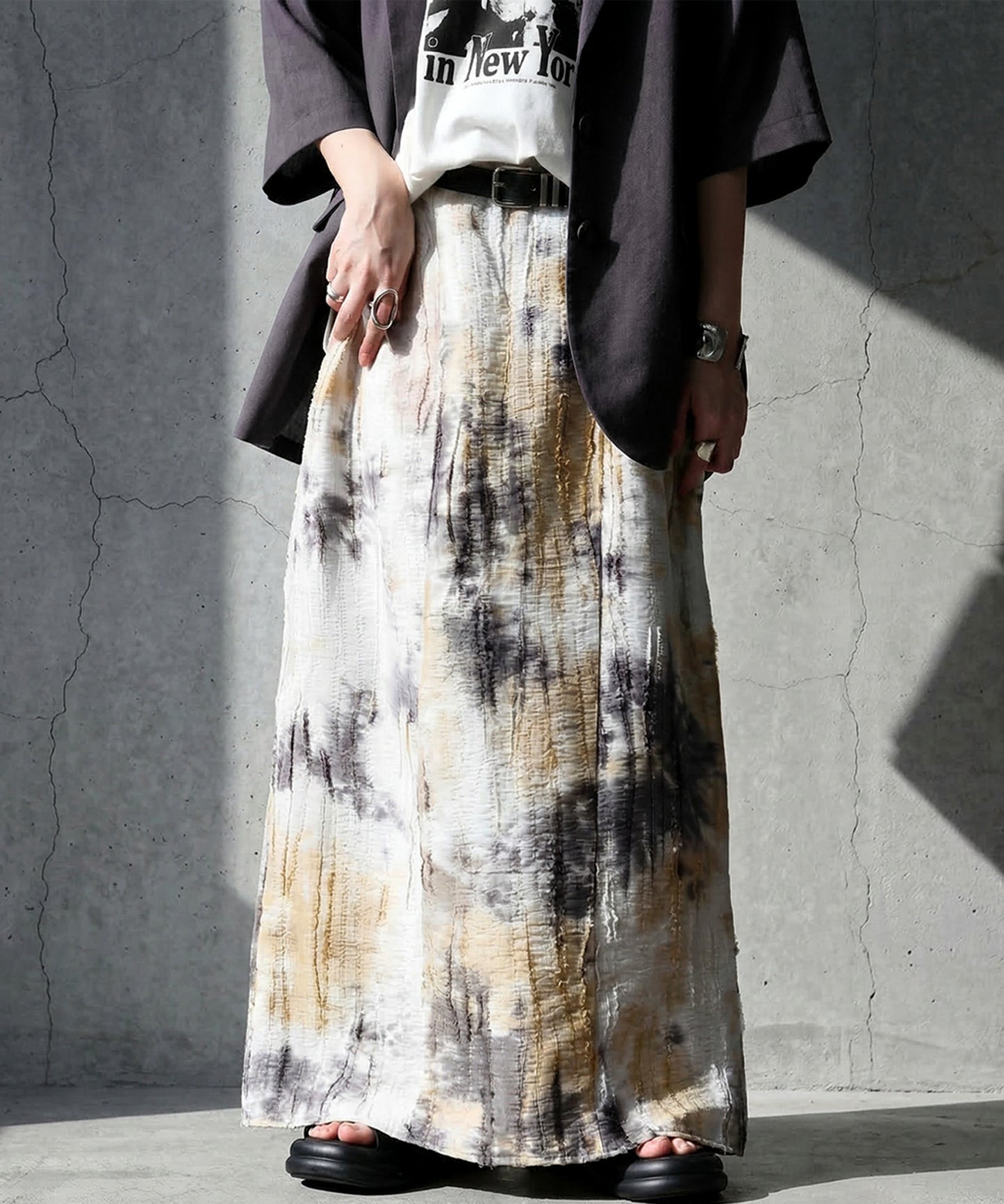 I-Line All-Over Print Skirt Ladies