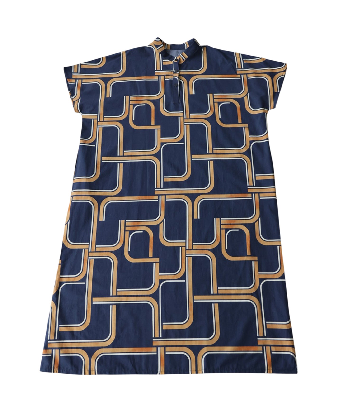 Geometric Pattern Dress Ladies