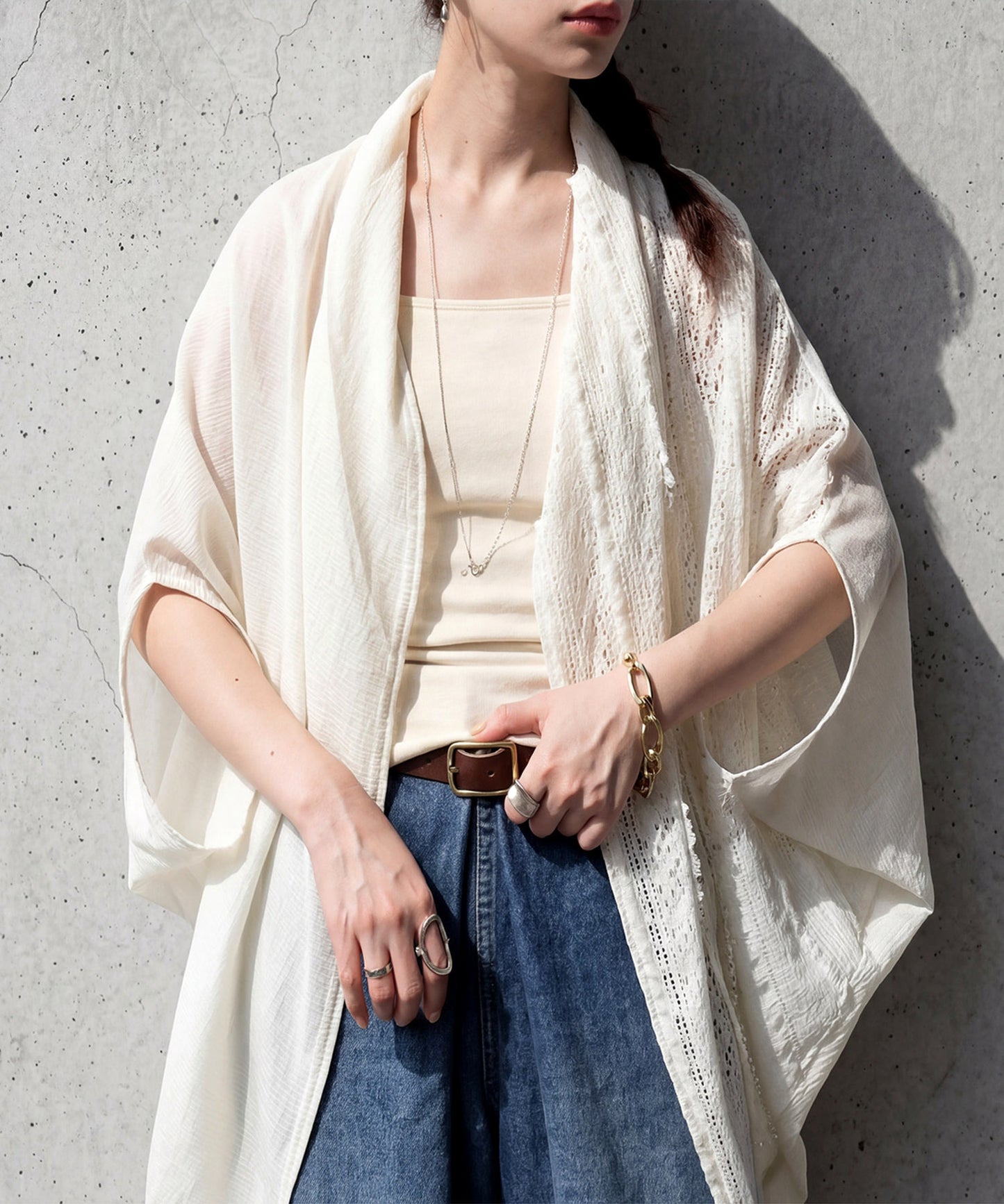 Dolman Lace Cardigan Ladies