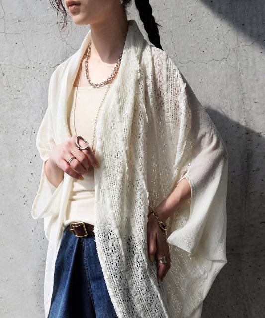Dolman Lace Cardigan Ladies